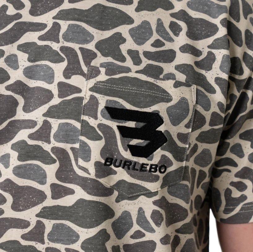 Burlebo Men's Pocket Tee - Classic Deer Camo - CAMOUFLAGE Thumbnail View 4