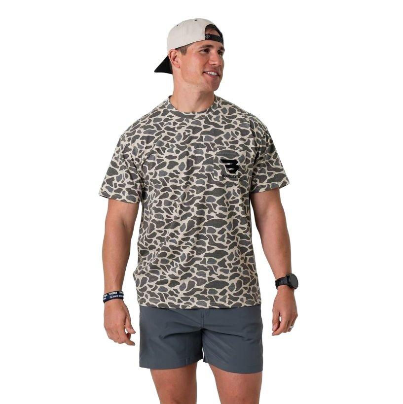 Burlebo Men's Pocket Tee - Classic Deer Camo - CAMOUFLAGE Thumbnail View 5