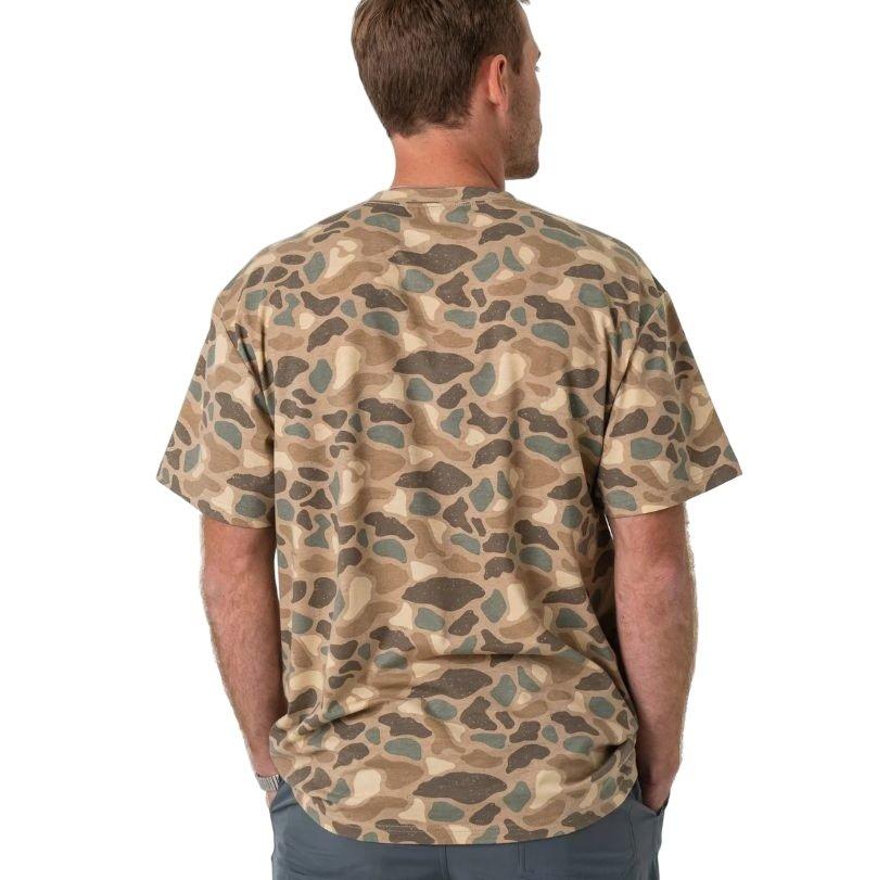 Burlebo Men's Pocket Tee - Pintail Camo - BROWN Thumbnail View 2
