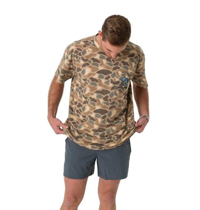 Burlebo Men's Pocket Tee - Pintail Camo - BROWN Thumbnail View 3