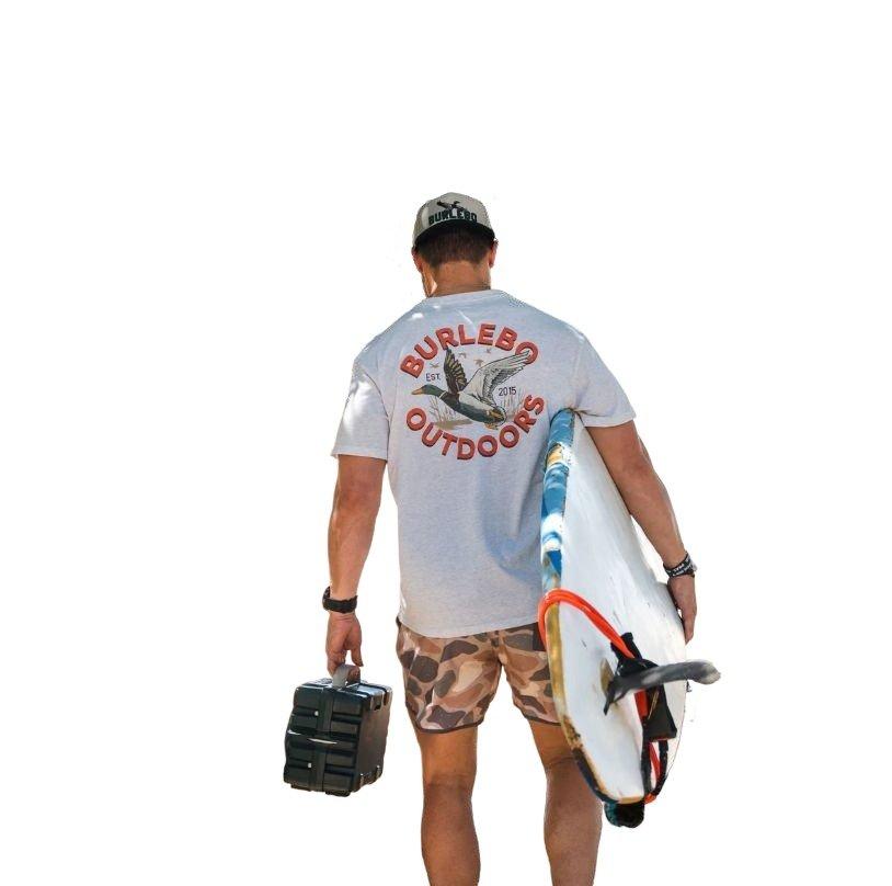 Burlebo Men's Old School Duck Hunt - Oatmeal - KHAKI Thumbnail View 4