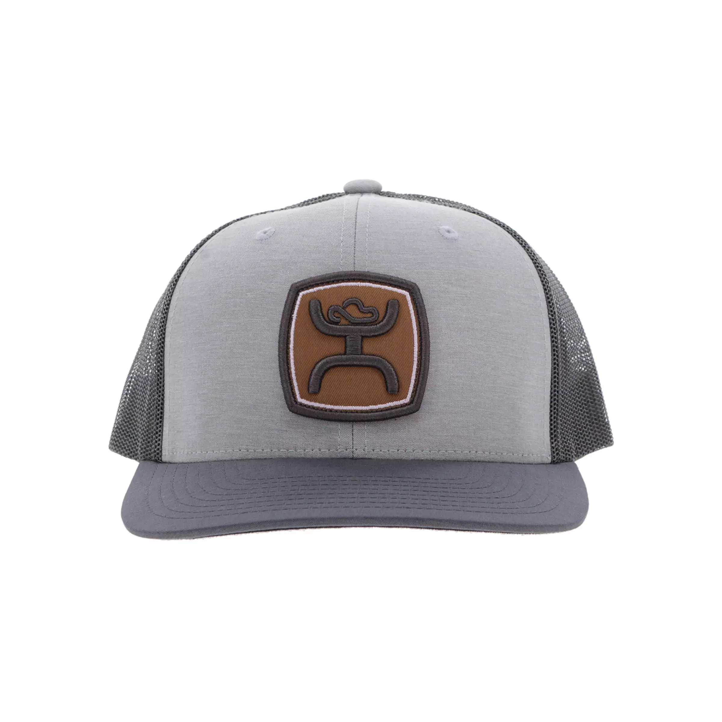 Hooey Zenith Trucker Snapback Hat-Grey - GREY