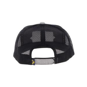 Hooey Diamond Patch Trucker Snapback Hat-Grey