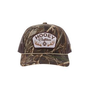 Hooey Outfitter Camo Trucker Snapback Hat-Brown