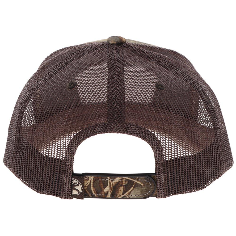 Hooey Outfitter Camo Trucker Snapback Hat-Brown - CAMOUFLAGE Thumbnail View 4