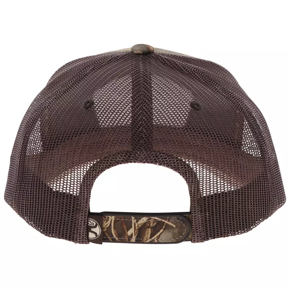 Hooey Outfitter Camo Trucker Snapback Hat-Brown - CAMOUFLAGE
