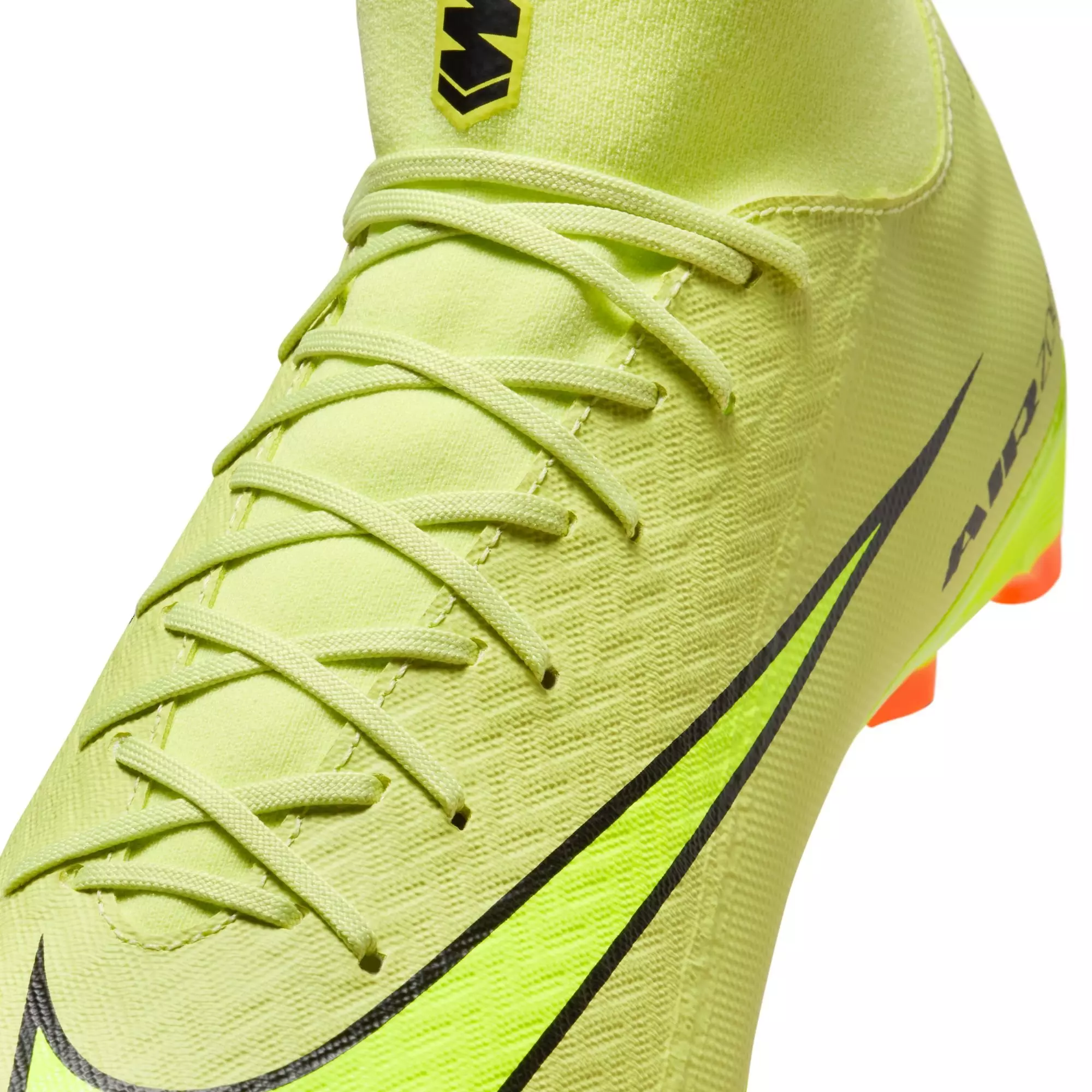 Nike Mercurial Superfly 10 Academy MG High-Top "Limelight/Volt/Hyper Crimson" Men's Soccer Cleat - VOLT