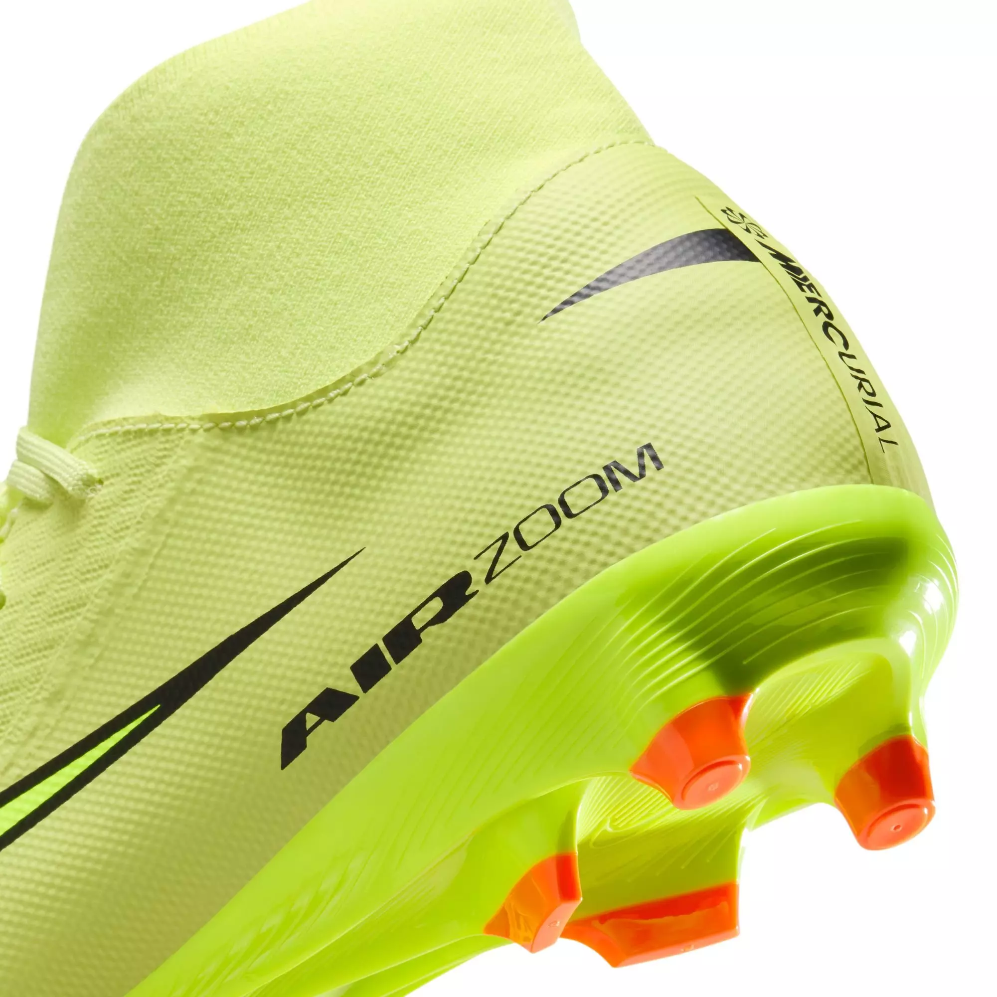 Nike Mercurial Superfly 10 Academy MG High-Top "Limelight/Volt/Hyper Crimson" Men's Soccer Cleat - VOLT