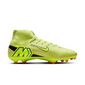 Nike Mercurial Superfly 10 Academy MG High-Top "Limelight/Volt/Hyper Crimson" Men's Soccer Cleat