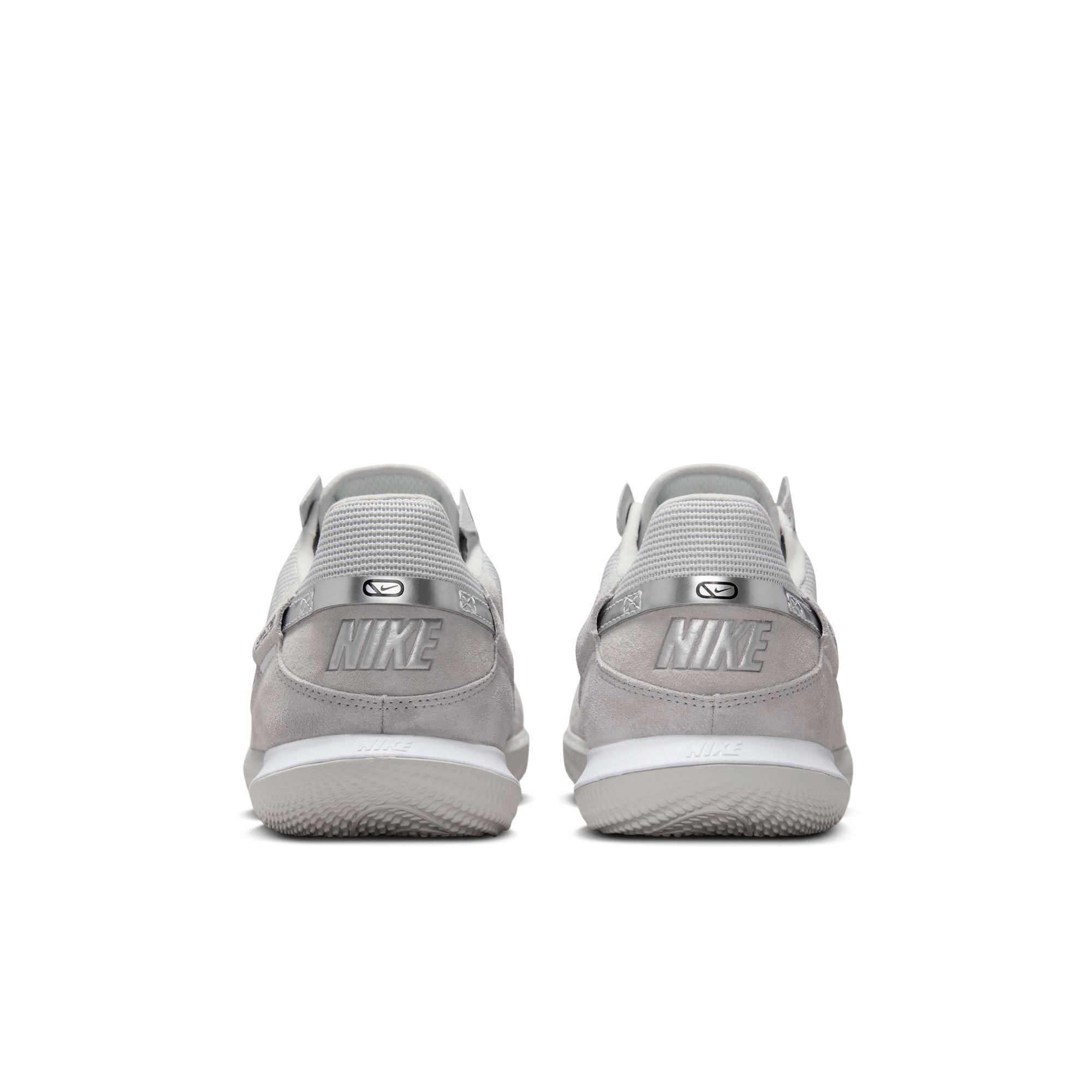 Nike Streetgato Low-Top "Lt Smoke Grey/Metallic Silver" Men's Soccer Shoe - SMOKE Thumbnail View 7