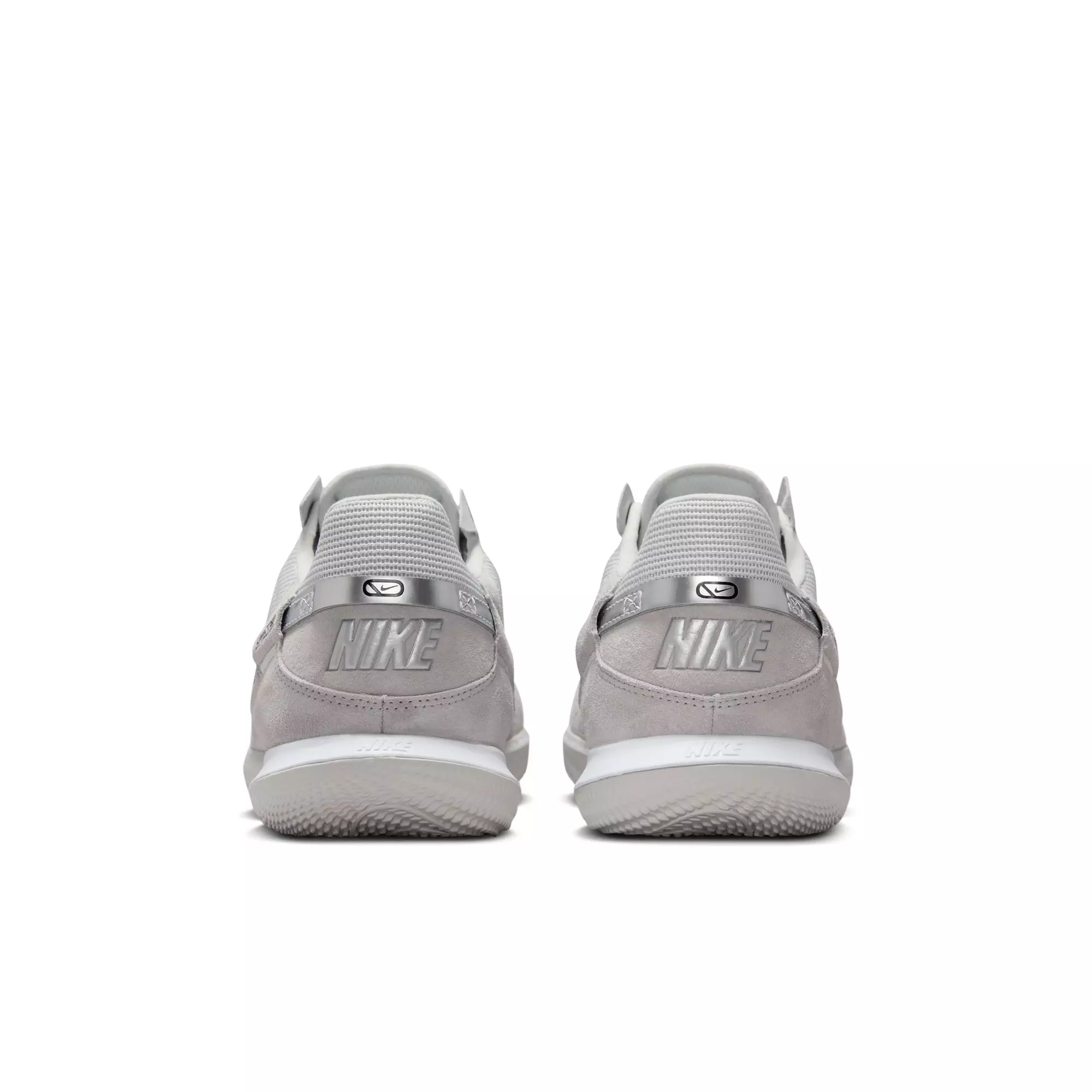 Nike Streetgato Low-Top "Lt Smoke Grey/Metallic Silver" Men's Soccer Shoe - SMOKE