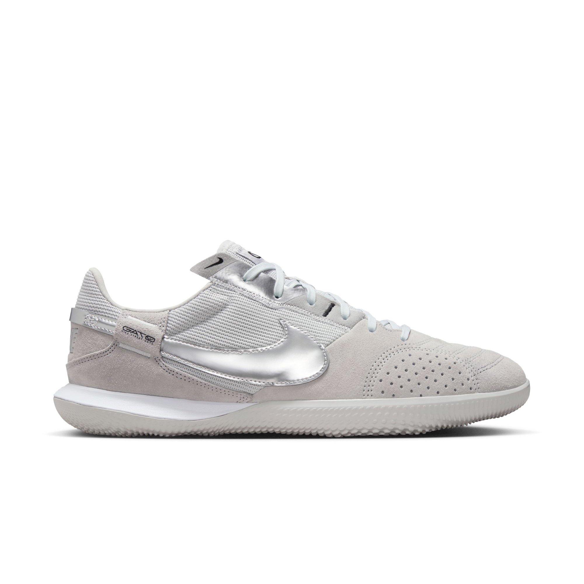 Nike Streetgato Low-Top "Lt Smoke Grey/Metallic Silver" Men's Soccer Shoe - SMOKE Thumbnail View 1