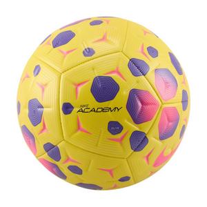 Nike Academy Size 5 Soccer Ball - Yellow/Purple/Hyper Pink