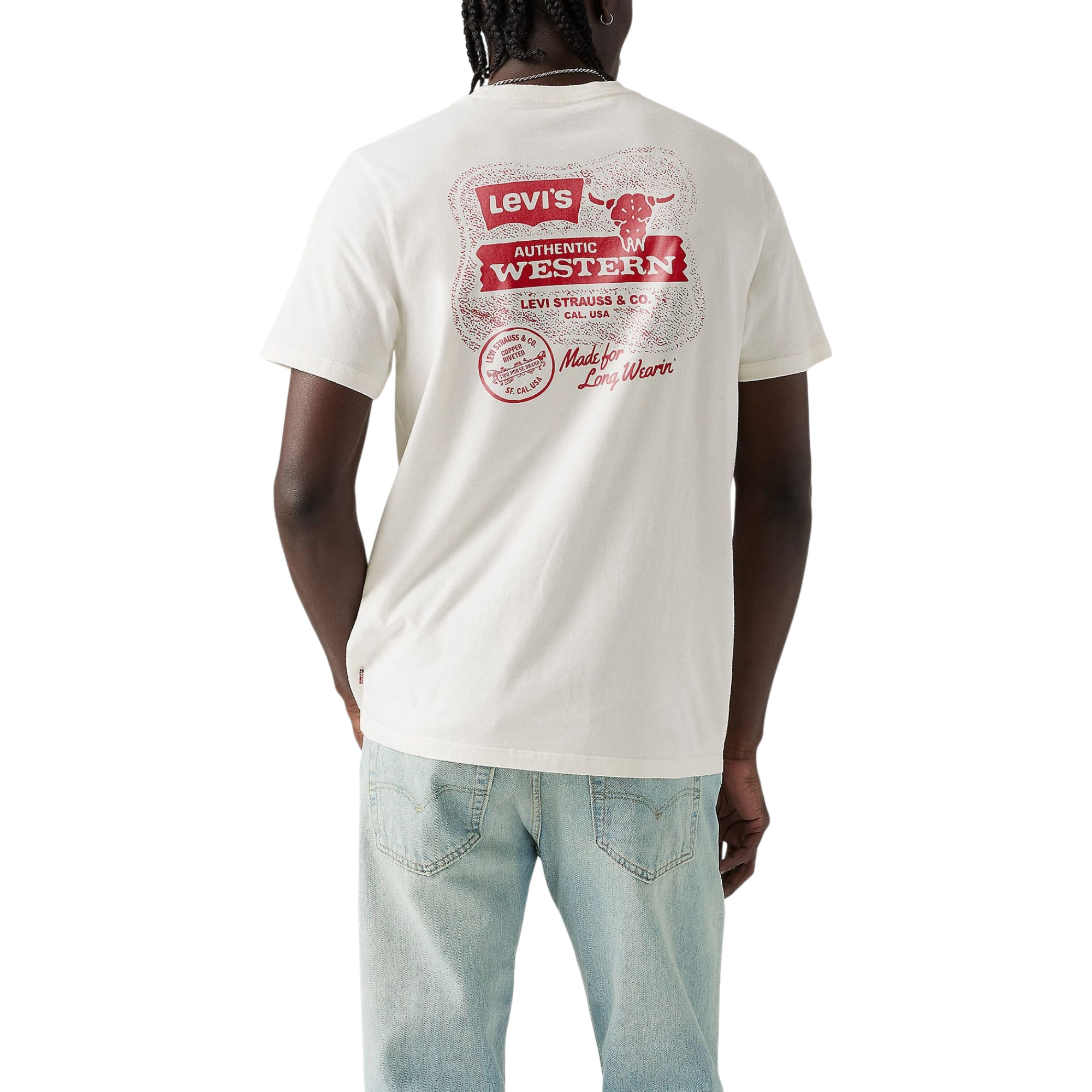 Levi's Men's Western Graphic Tee - CREAM Thumbnail View 2
