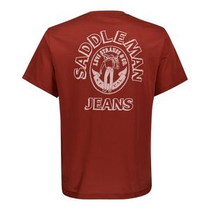 Levi's Men's Saddleman Jeans Tee - Russet Brown