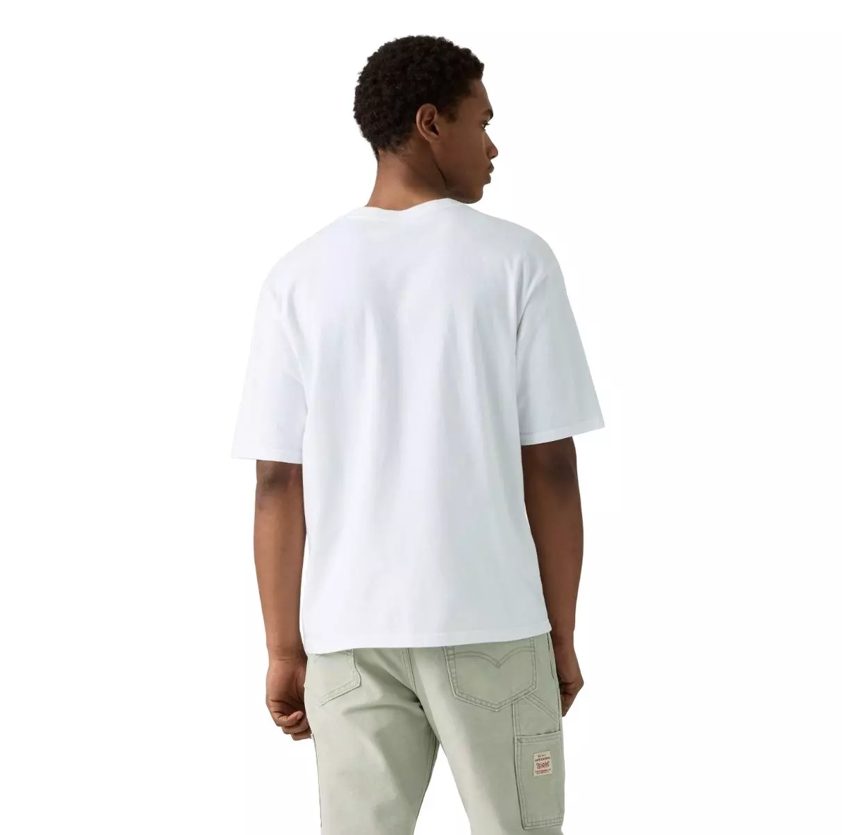 Levi's Men's Workwear Tee - Bright White - WHITE