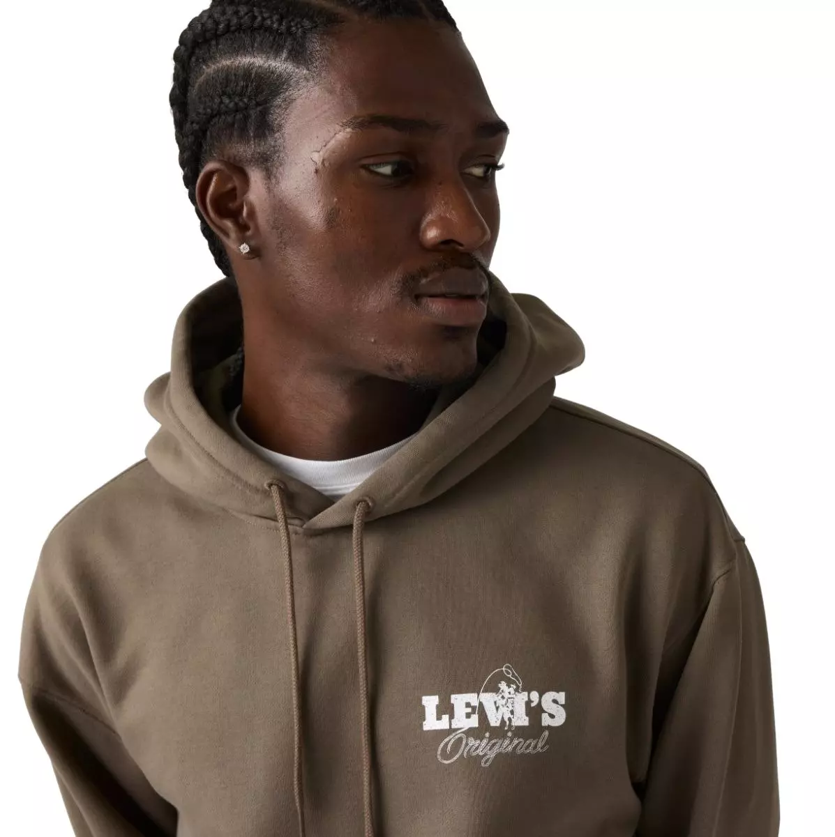 Levi's Men's Archival Desert Cowboy Hoodie - Bungee Cord - BROWN