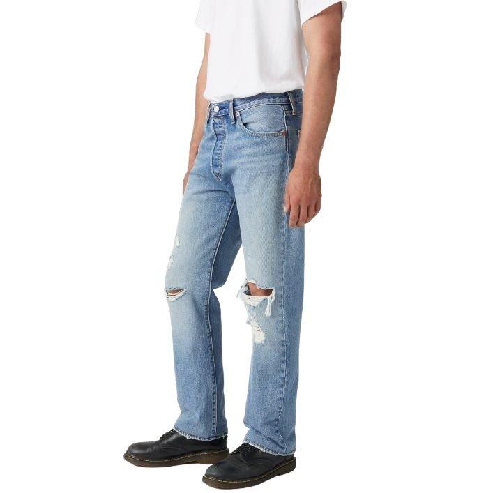 Levi's Men's 501 Lookin Good DX Straight Fit Denim Jeans - DENIM Thumbnail View 5