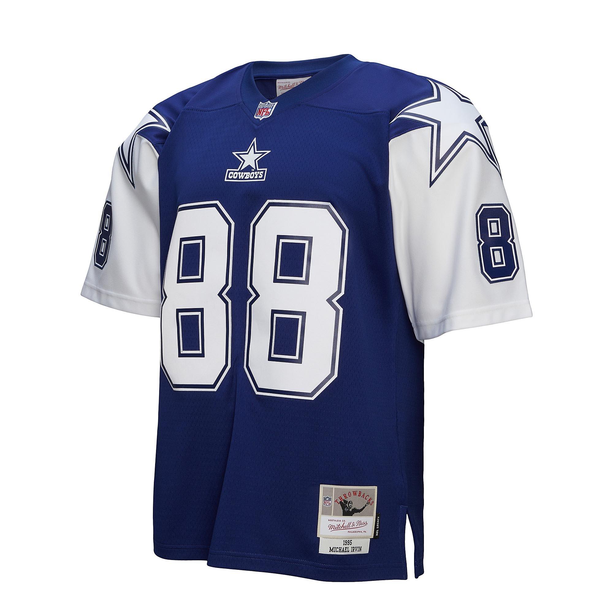 Mitchell & Ness Dallas Cowboys Michael Irvin 1995 Legacy Jersey-Navy - NAVY Thumbnail View 1