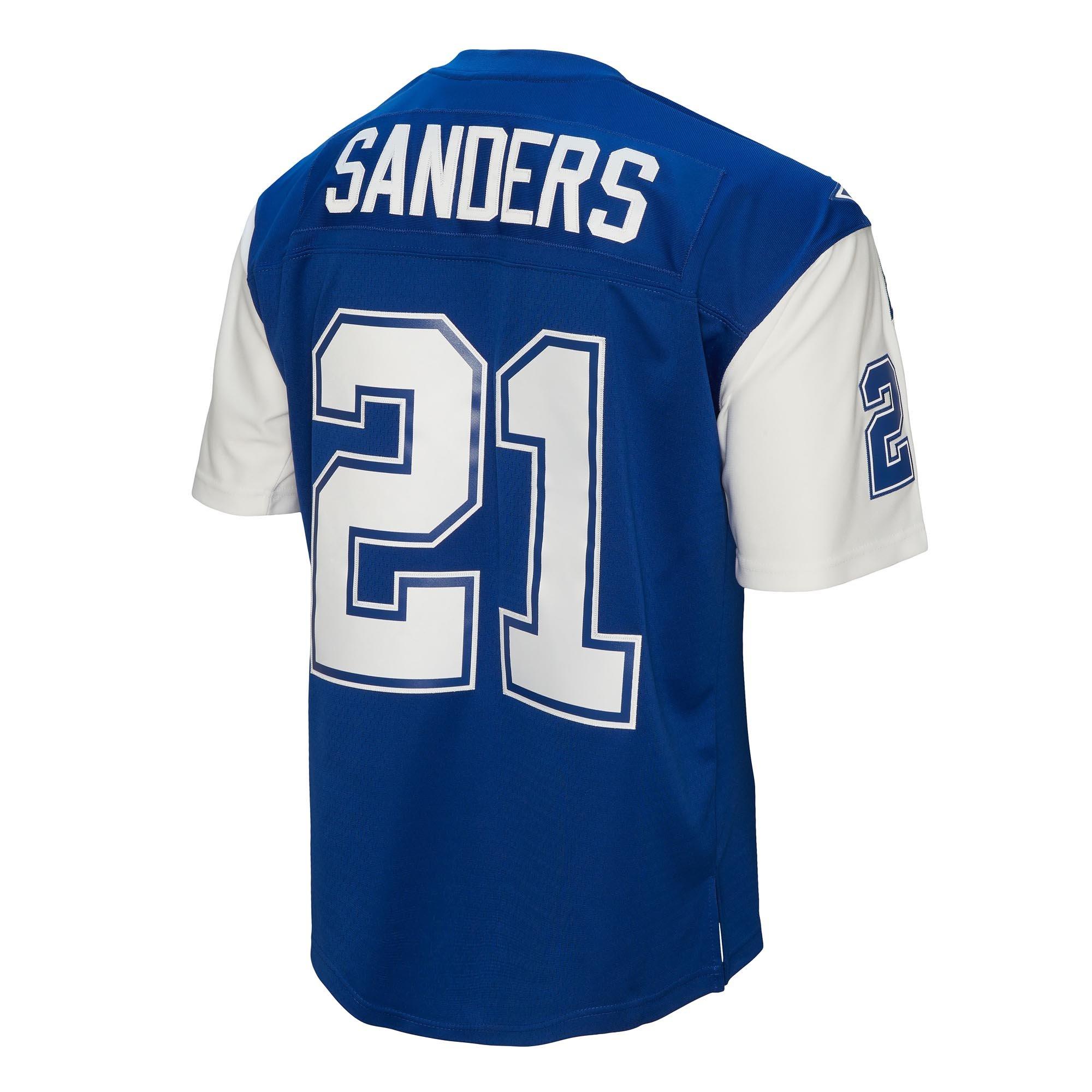 Mitchell & Ness Dallas Cowboys Deion Sanders 1995 Legacy Jersey-Navy - NAVY Thumbnail View 2