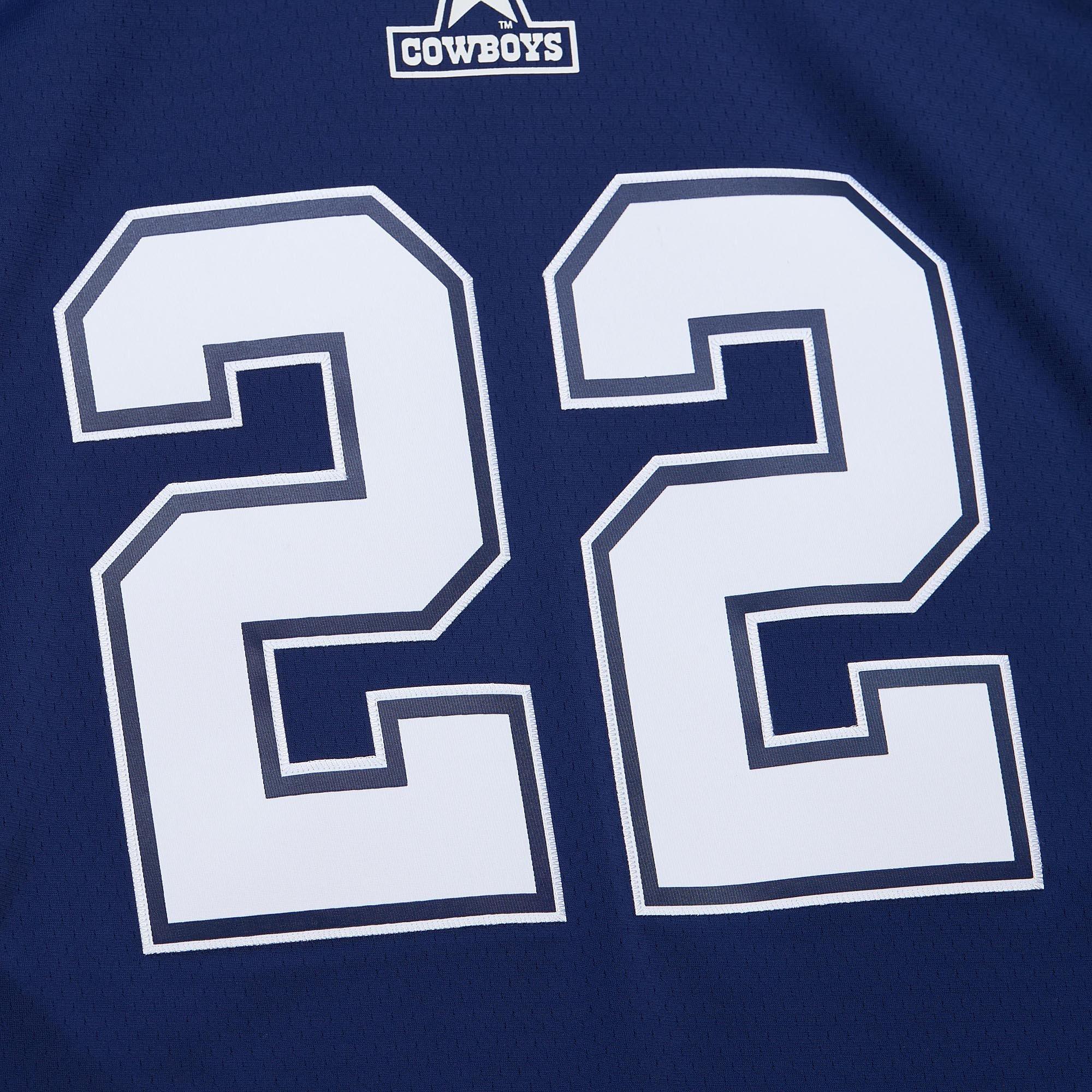 Mitchell & Ness Dallas Cowboys 1995 Emmitt Smith Legacy Jersey-Navy - NAVY Thumbnail View 3