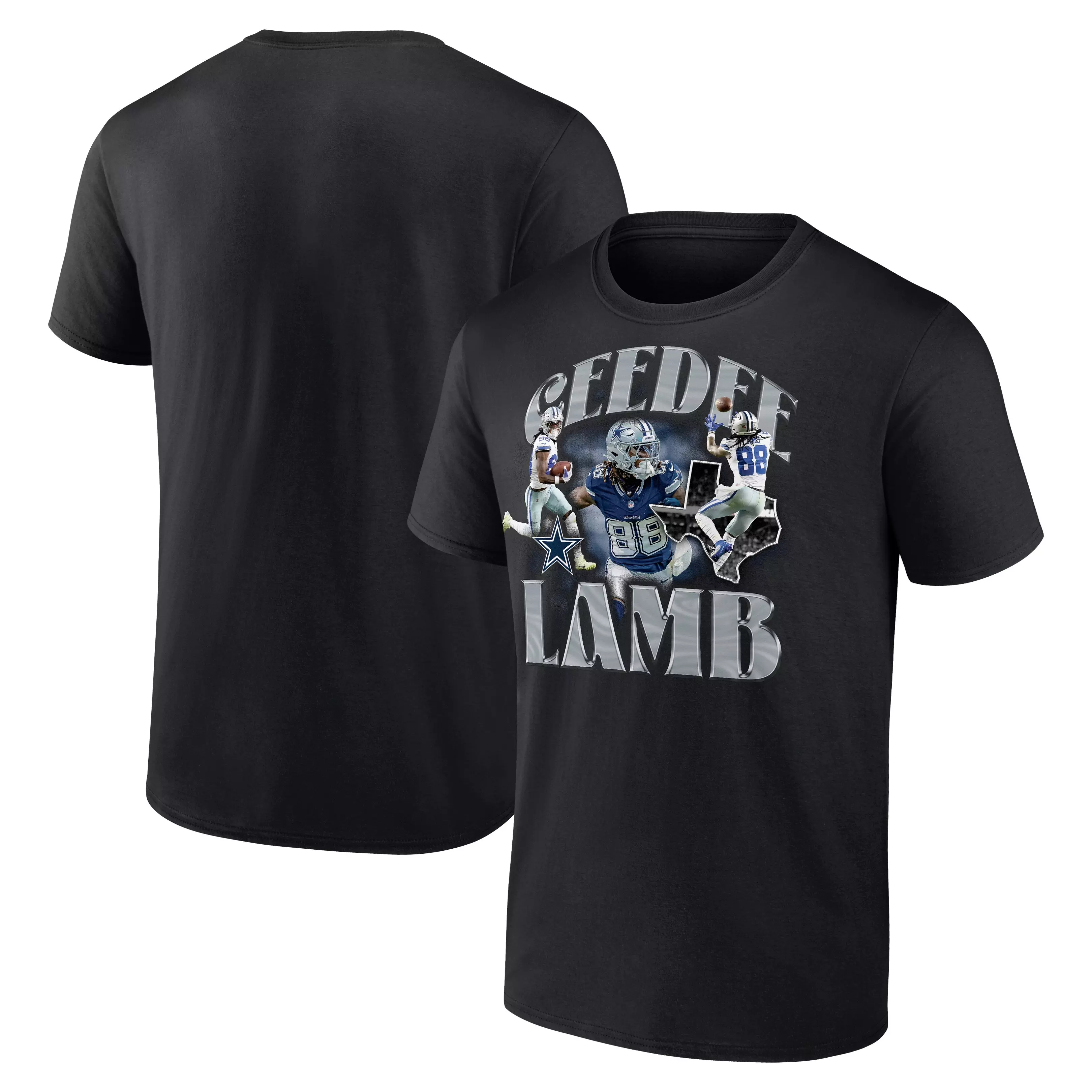Nike Dallas Cowboys Ceedee Lamb Notorious Tee-Black - BLACK
