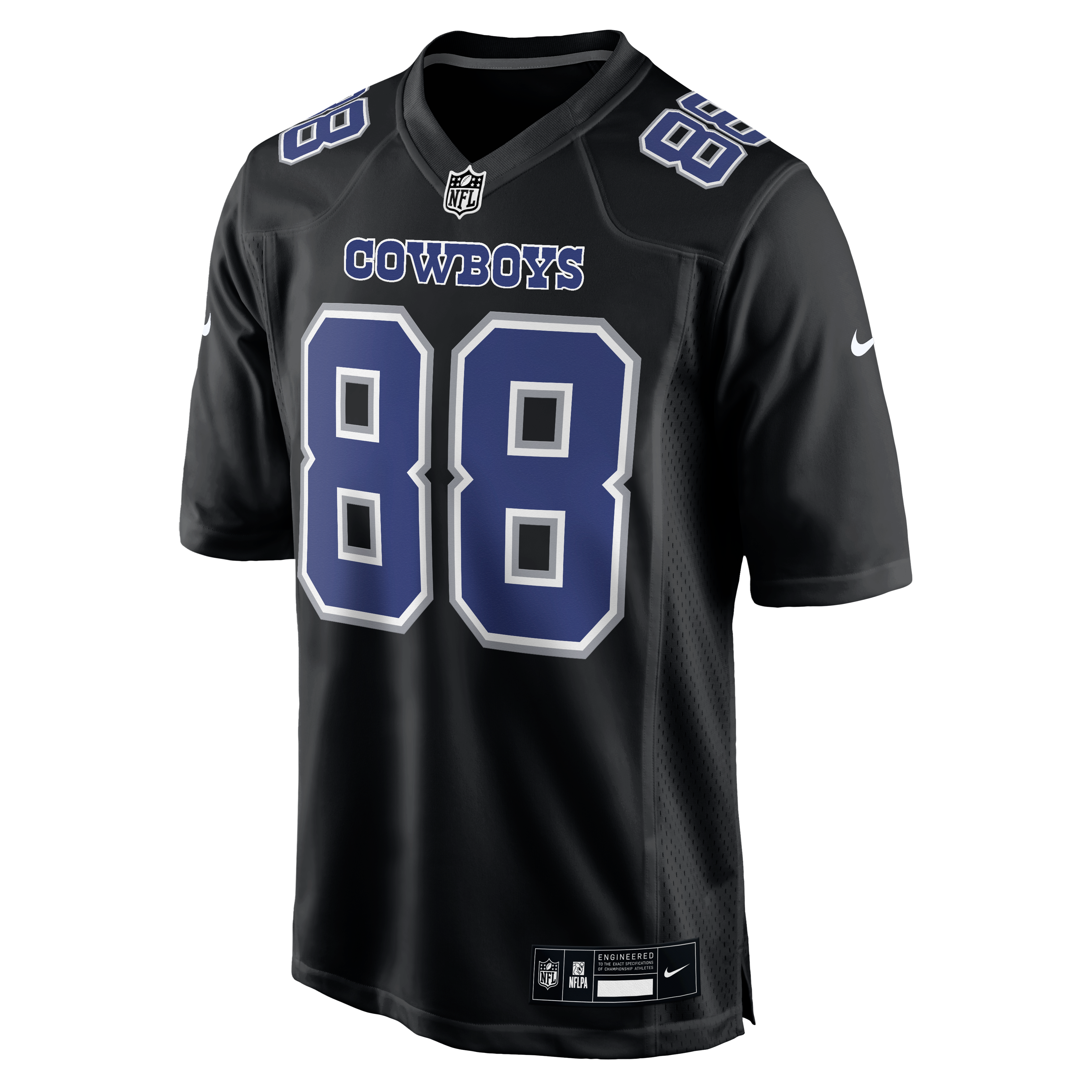 Nike Dallas Cowboys CeeDee Lamb Alternate Jersey-Black - BLACK Thumbnail View 1