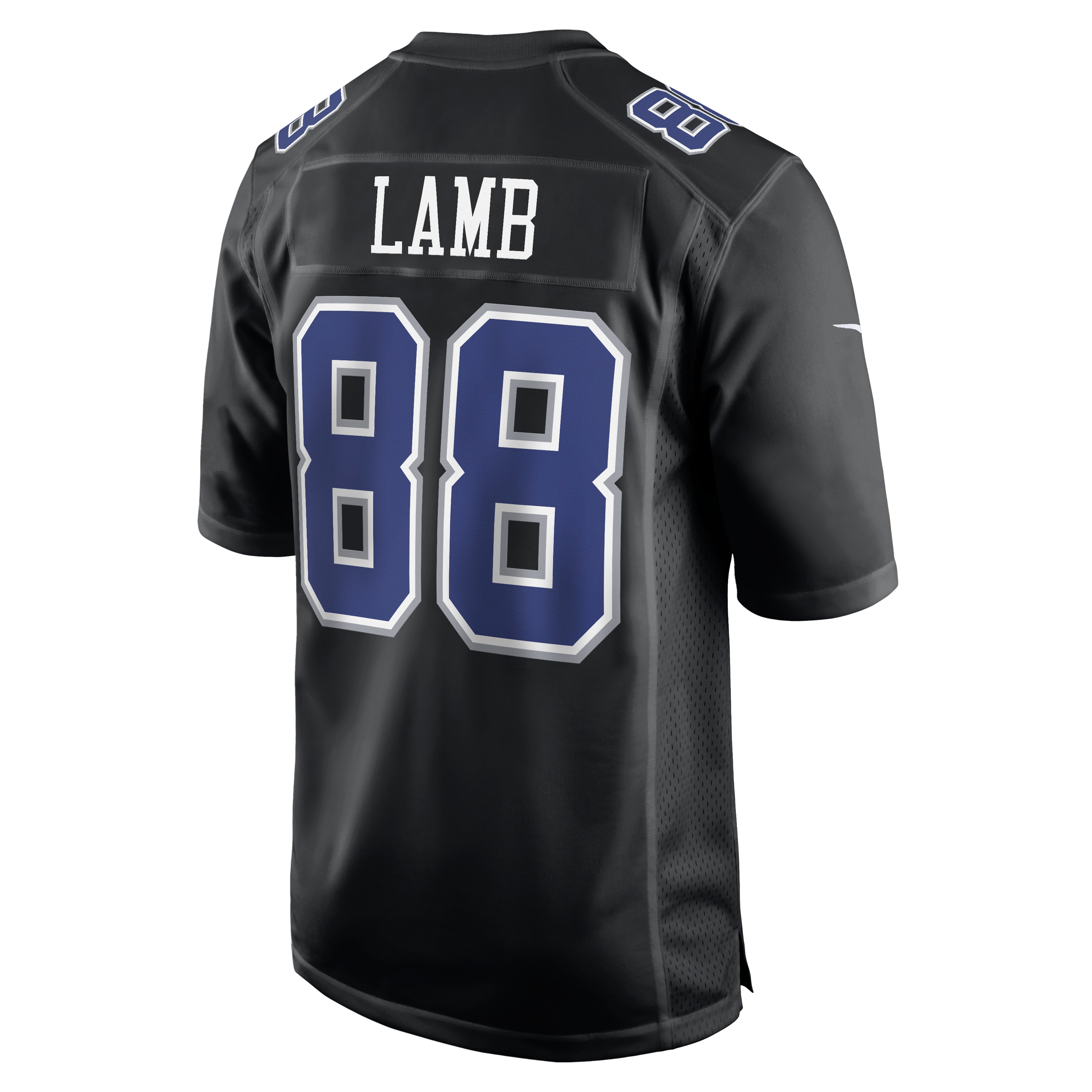 Nike Dallas Cowboys CeeDee Lamb Alternate Jersey-Black - BLACK Thumbnail View 2