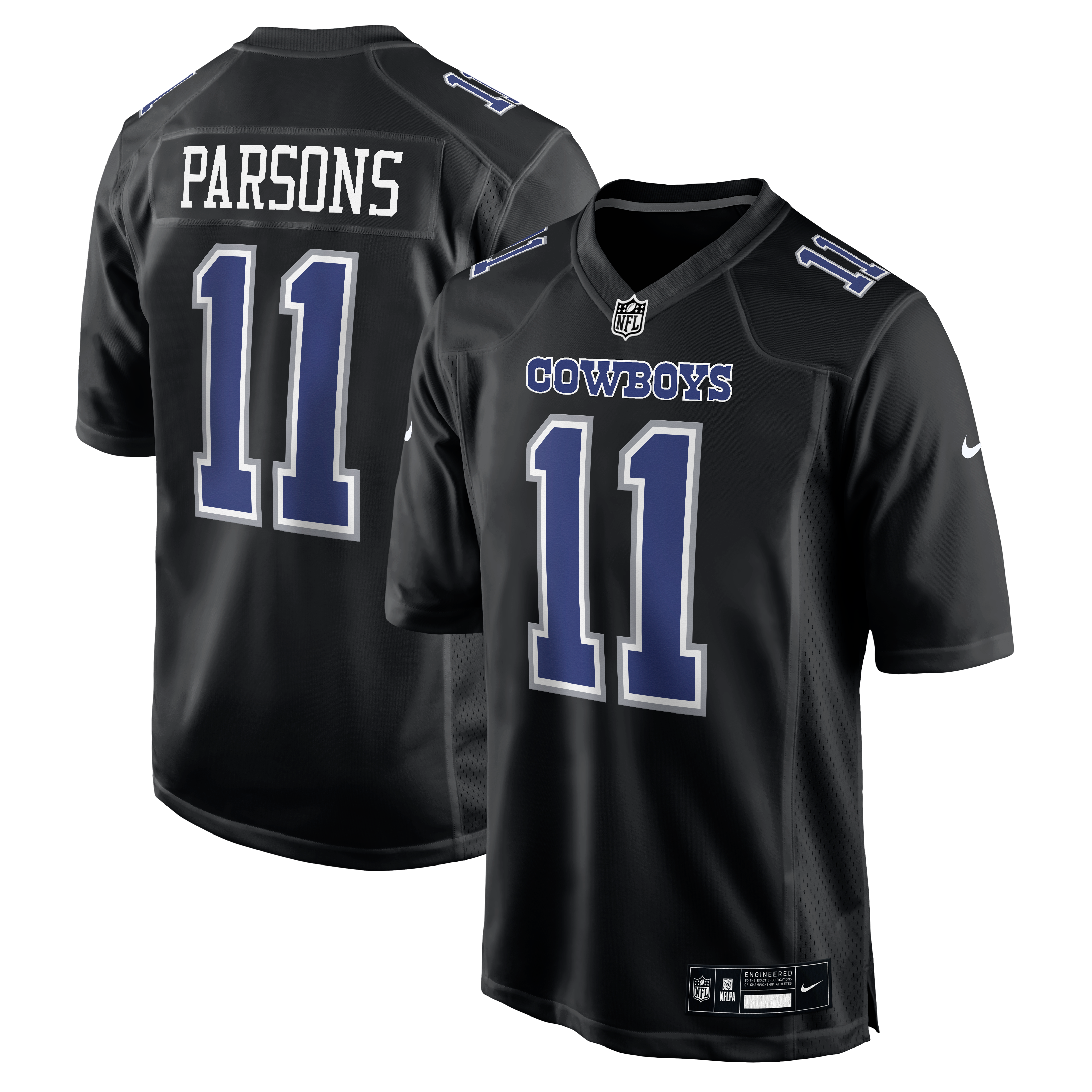 Nike Dallas Cowboys Micah Parsons Alternate Jersey-Black - BLACK Thumbnail View 3