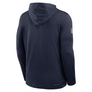 Nike Dallas Cowboys Light Weight Long Sleeve Hoodie Tee-Navy