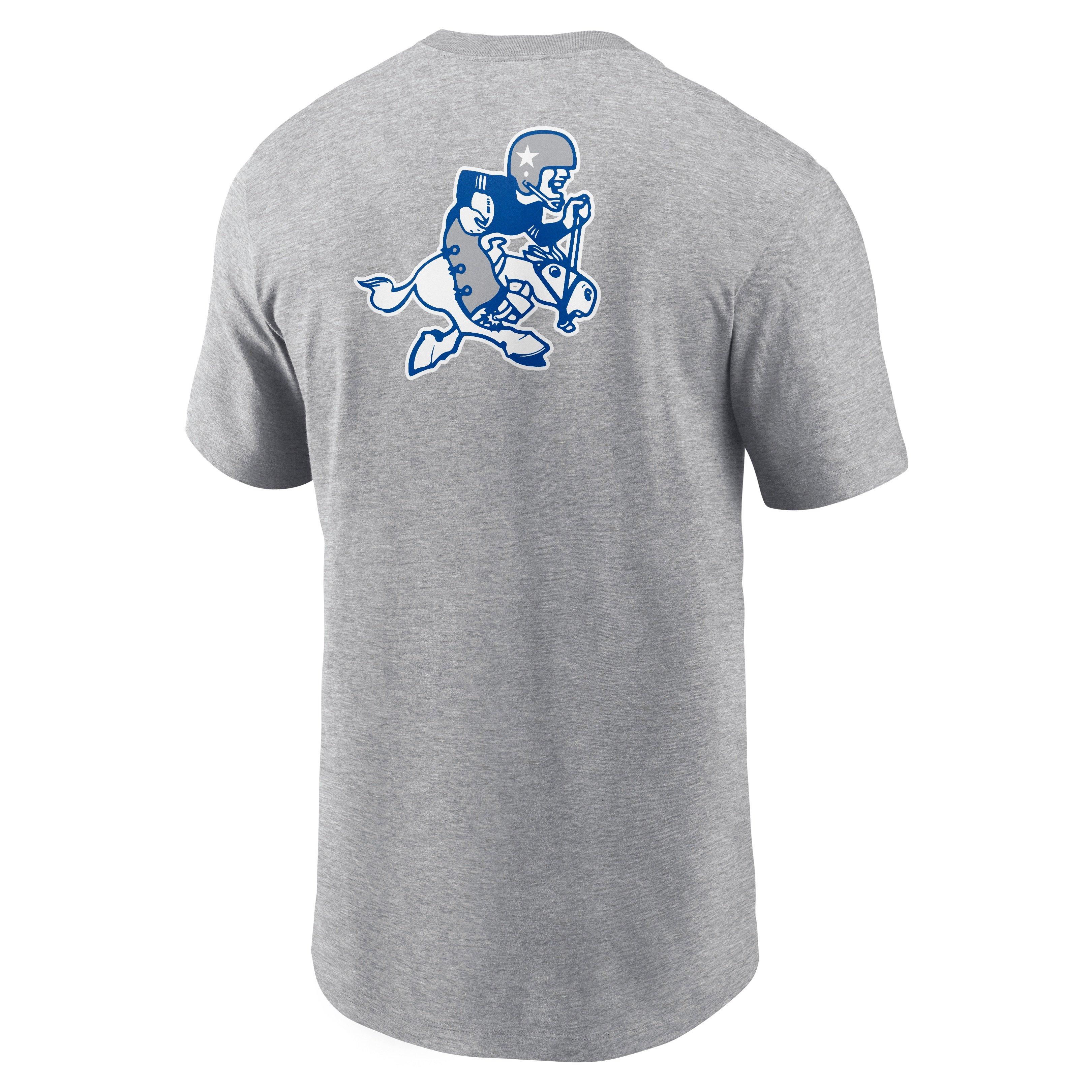 Nike Dallas Cowboys Rewind Tee-Grey - GREY Thumbnail View 2