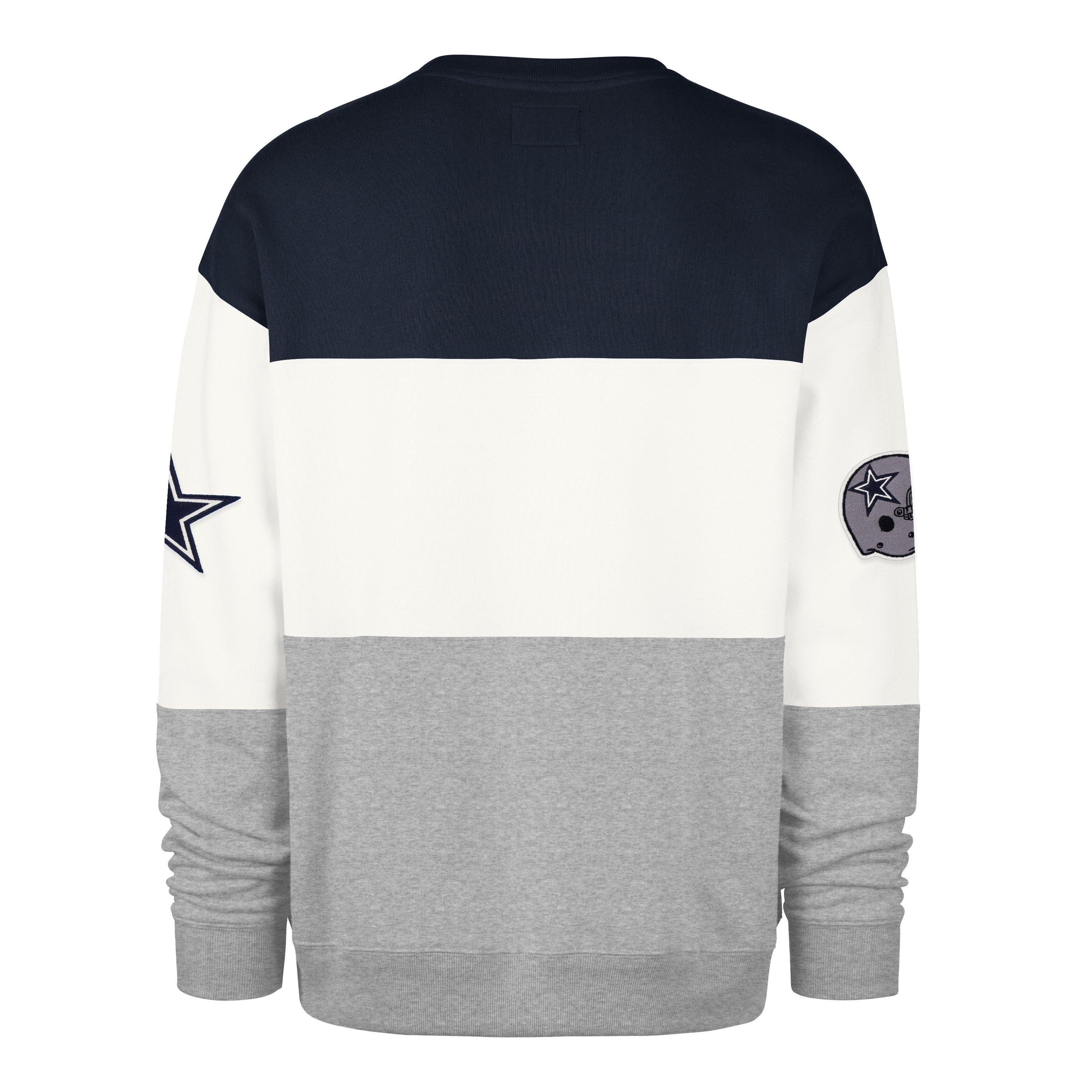 '47 Dallas Cowboys Maximalist Crew Fleece Sweater-Cream - CREAM Thumbnail View 2