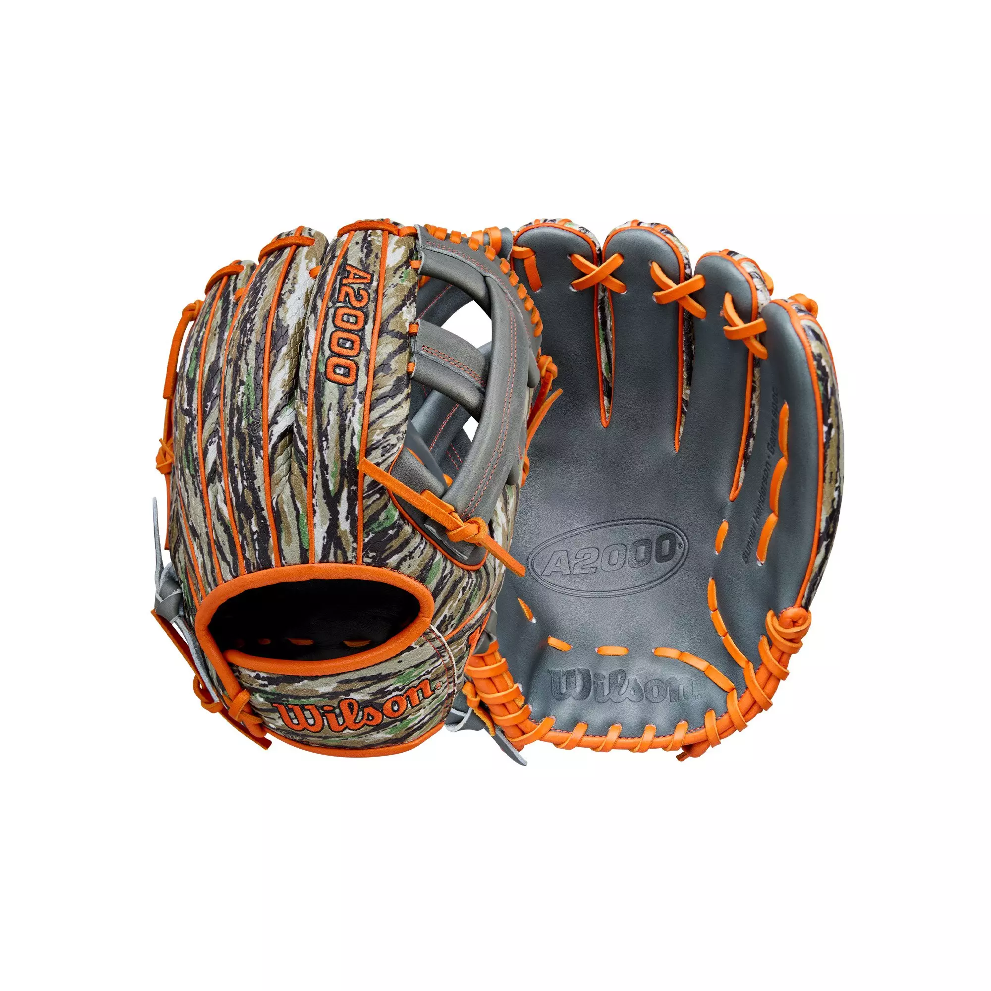 Wilson Gunnar Henderson A2000 GH2 GM 11.75” Infield Baseball Glove 2025 - CAMOUFLAGE