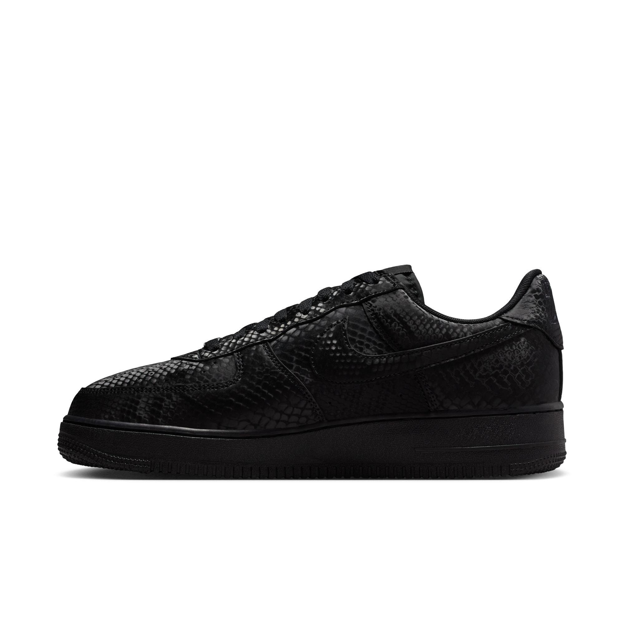 Nike Kobe Air Force 1 Low "Black" Men's Shoe - BLACK/BLUE Thumbnail View 9