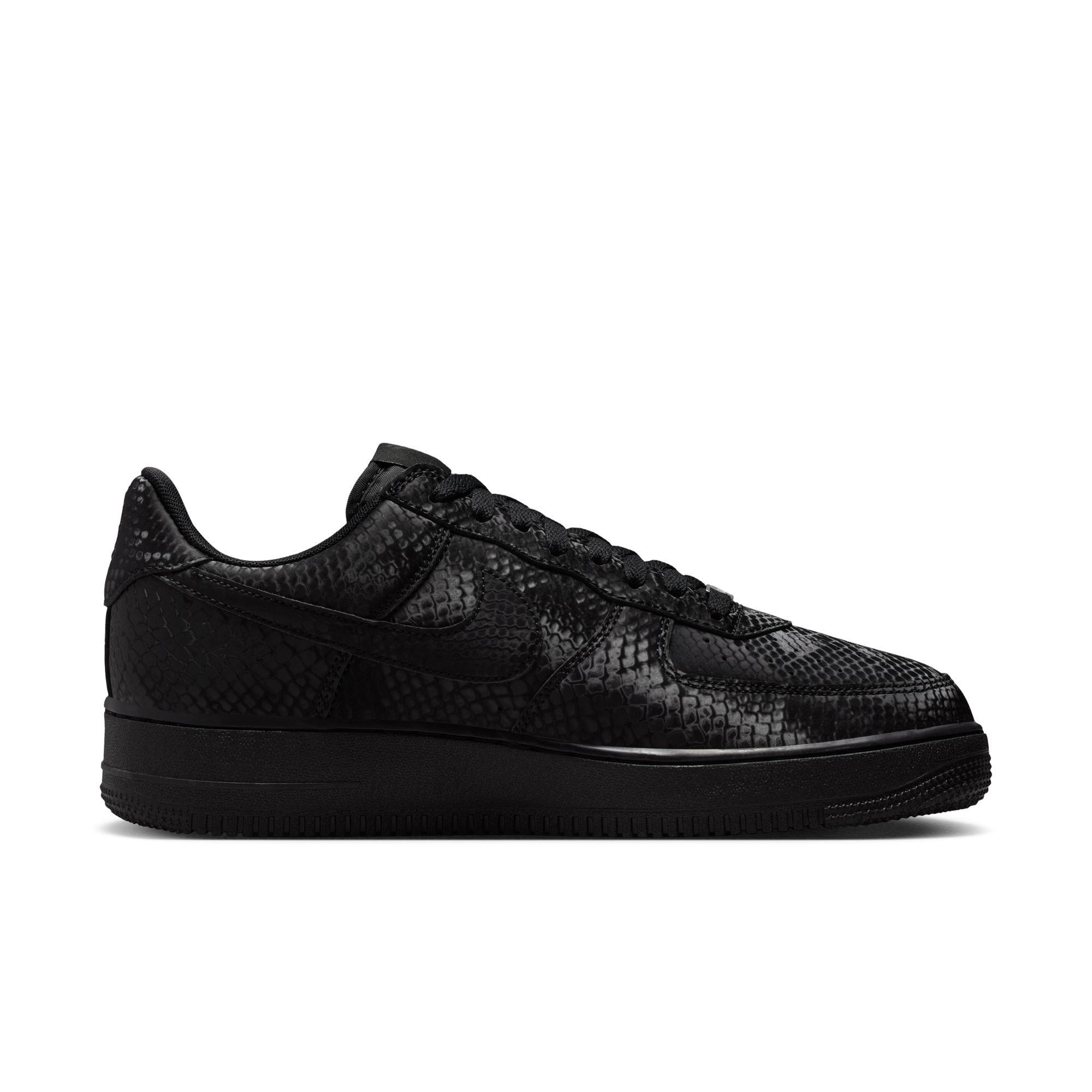 Nike Kobe Air Force 1 Low "Black" Men's Shoe - BLACK/BLUE Thumbnail View 2