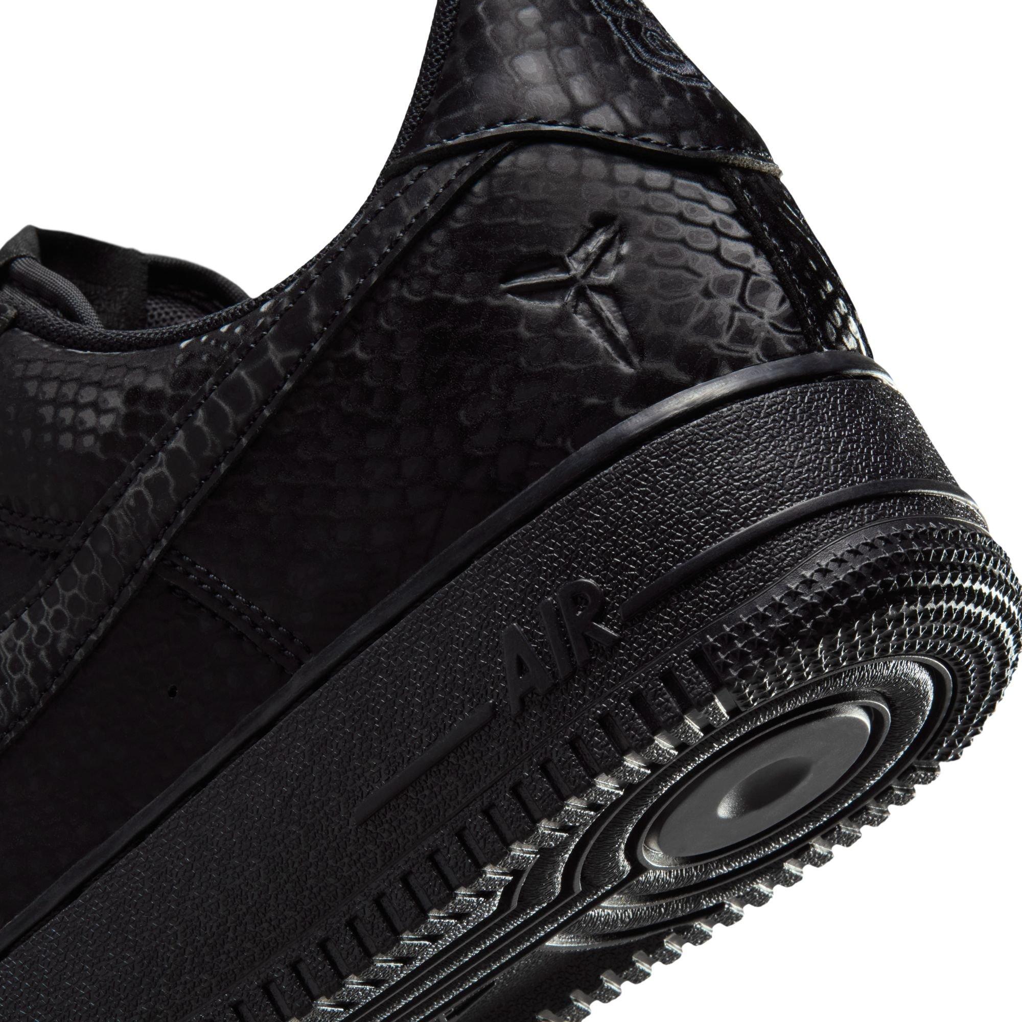 Nike Kobe Air Force 1 Low "Black" Men's Shoe - BLACK/BLUE Thumbnail View 5