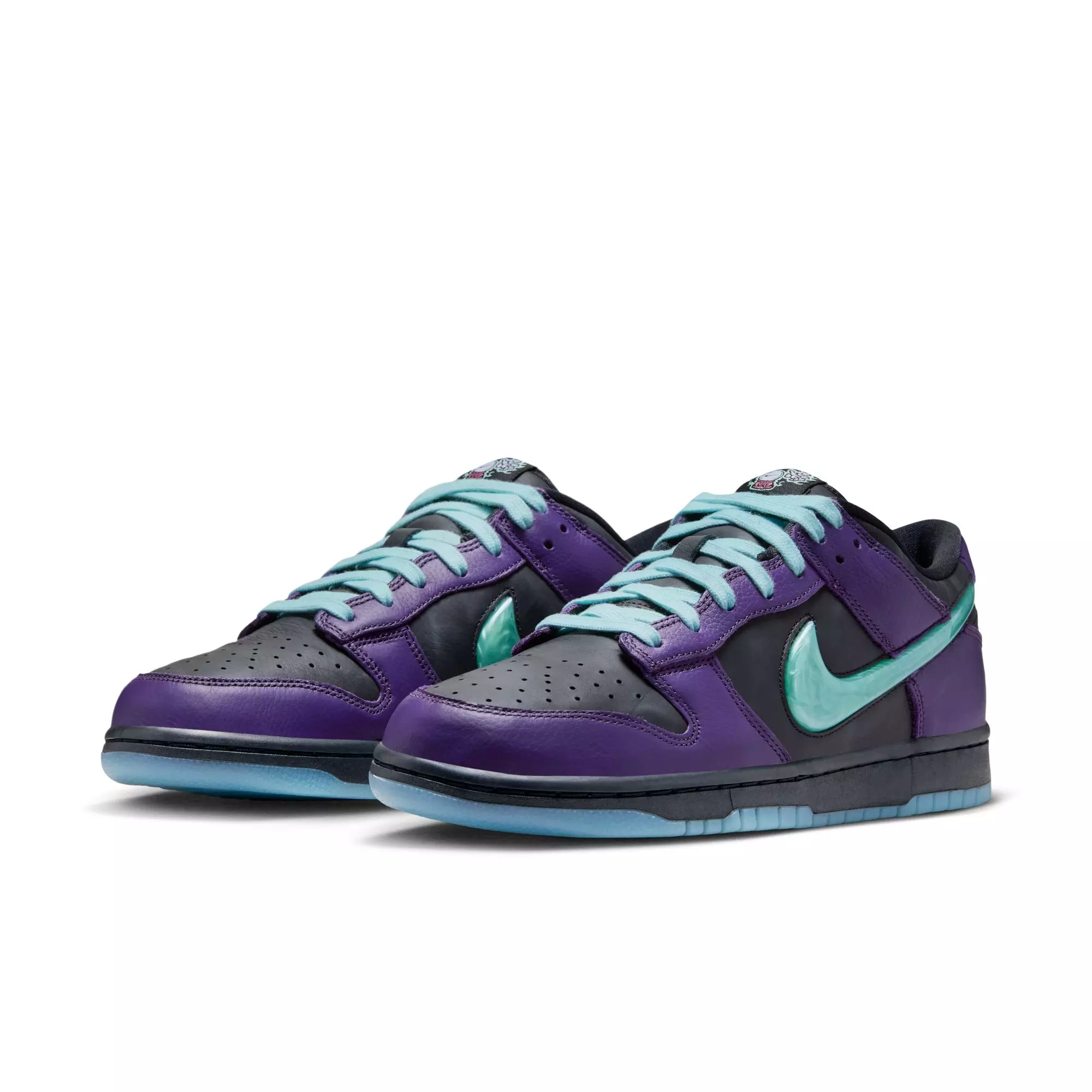Nike Dunk Low Retro Limited "Black/Artisan Teal/Grand Purple" Men's Shoe - BLACK/PURPLE