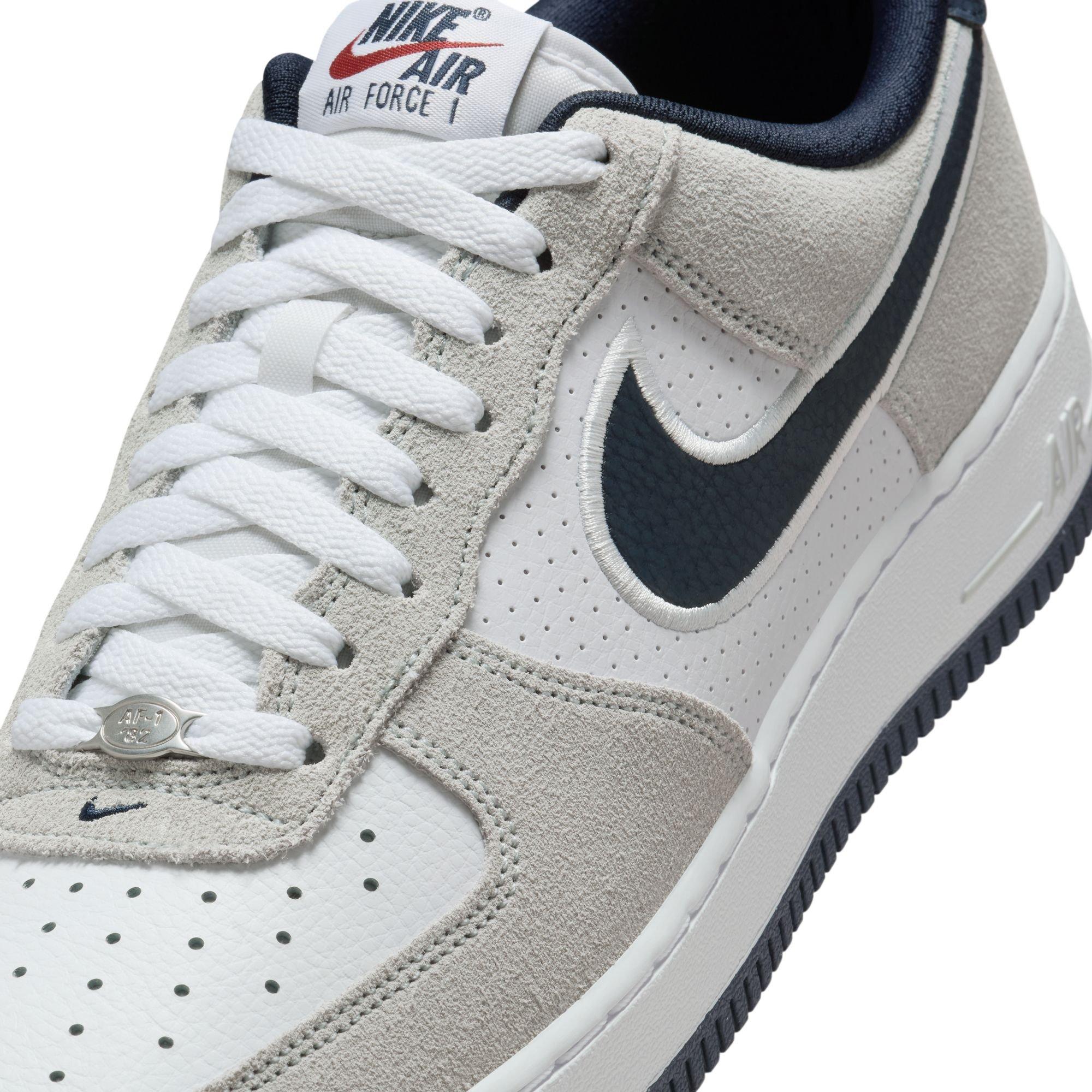 Nike Air Force 1 '07 LV8 "White/Obsidian/Pure Platinum/Team Red" Men's Shoe - WHITE/RED Thumbnail View 9
