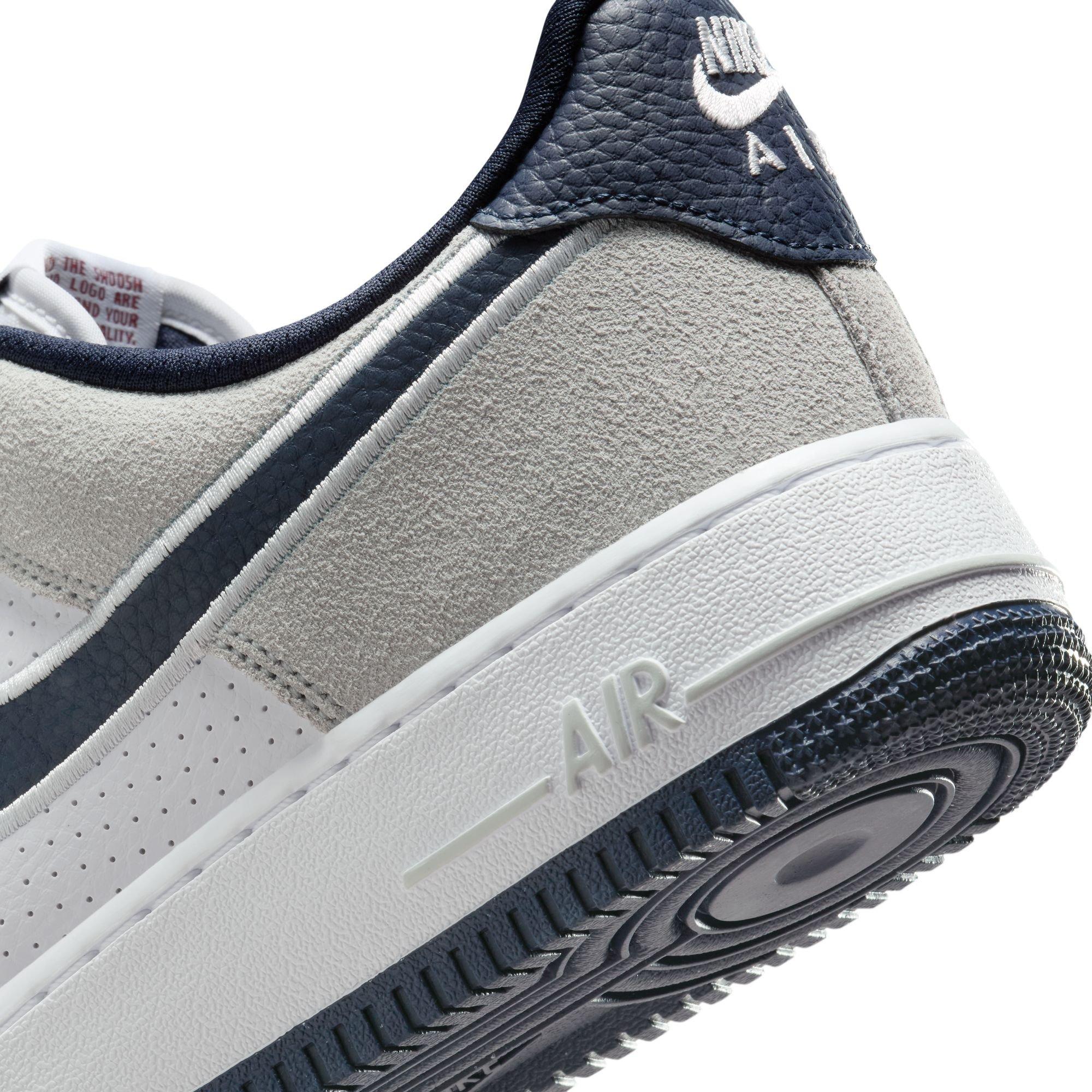 Nike Air Force 1 '07 LV8 "White/Obsidian/Pure Platinum/Team Red" Men's Shoe - WHITE/RED Thumbnail View 10