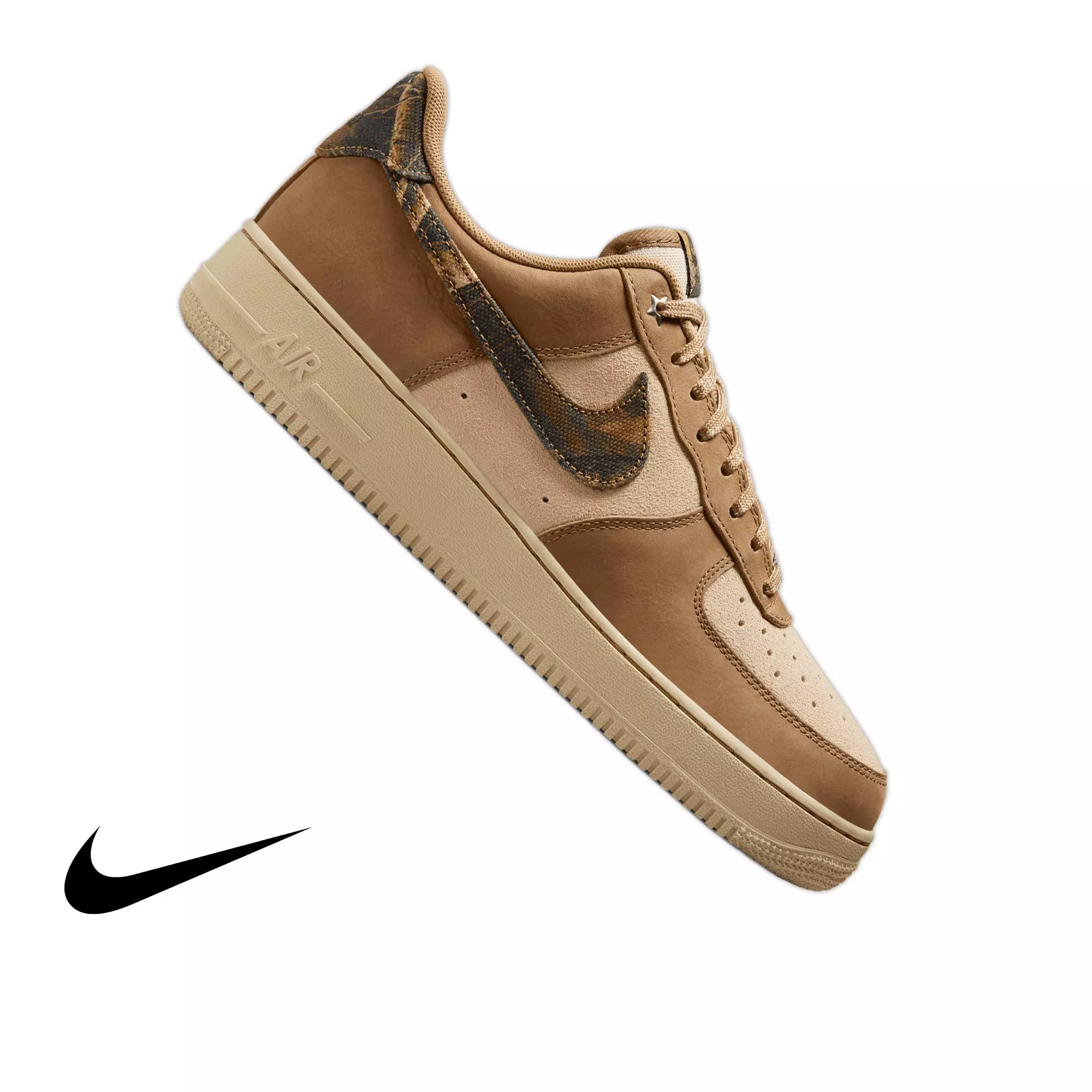 Air Force 1 '07 "Tan Camo" Men's Shoe - TAN