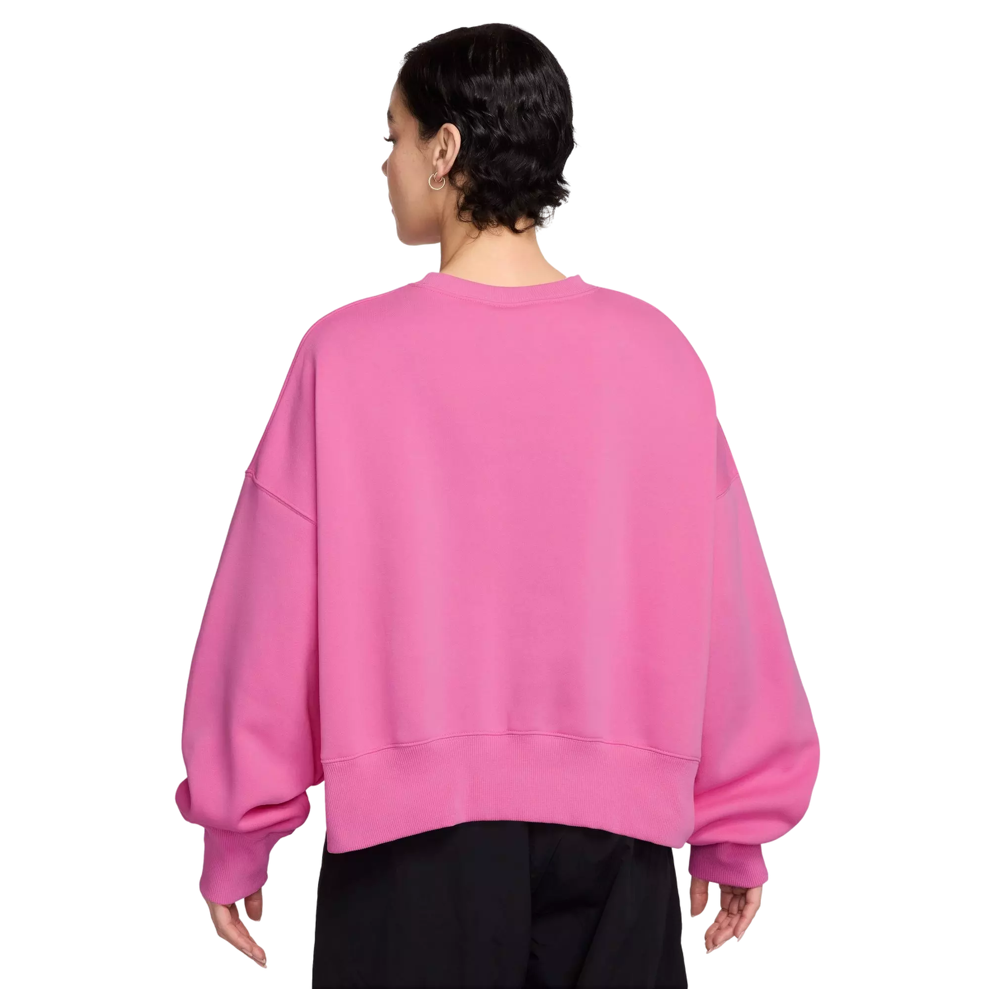 Nike Women's Sportswear Phoenix Fleece Over-Oversized Crew-Neck Sweatshirt - PINK