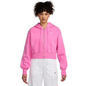 Nike Women's Sportswear Phoenix Fleece Loose Full-Zip Crop Jacket