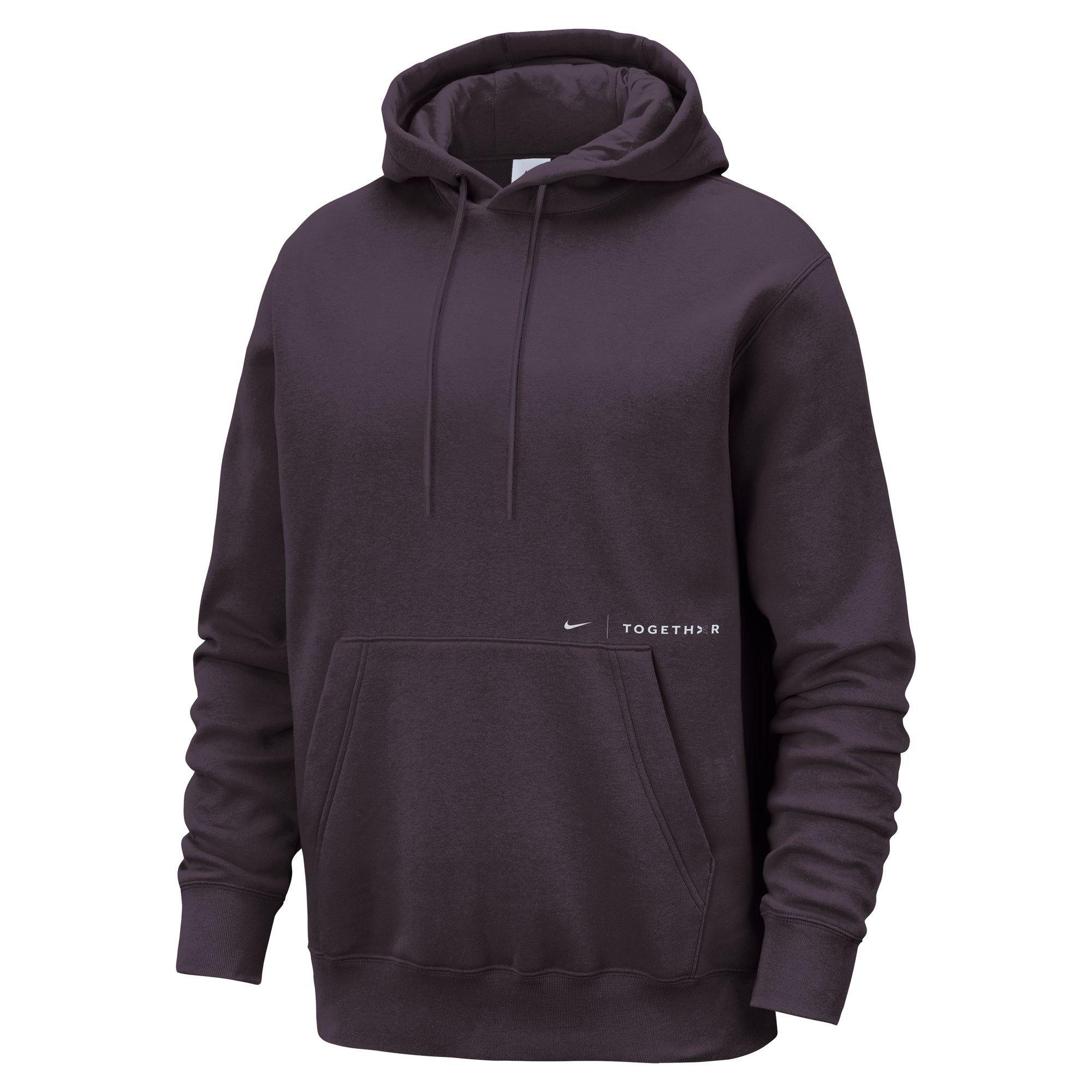 Nike Women's By TOGETHXR Everyone Watches Women's Sports&trade; Pullover Hoodie - BLACK Thumbnail View 5