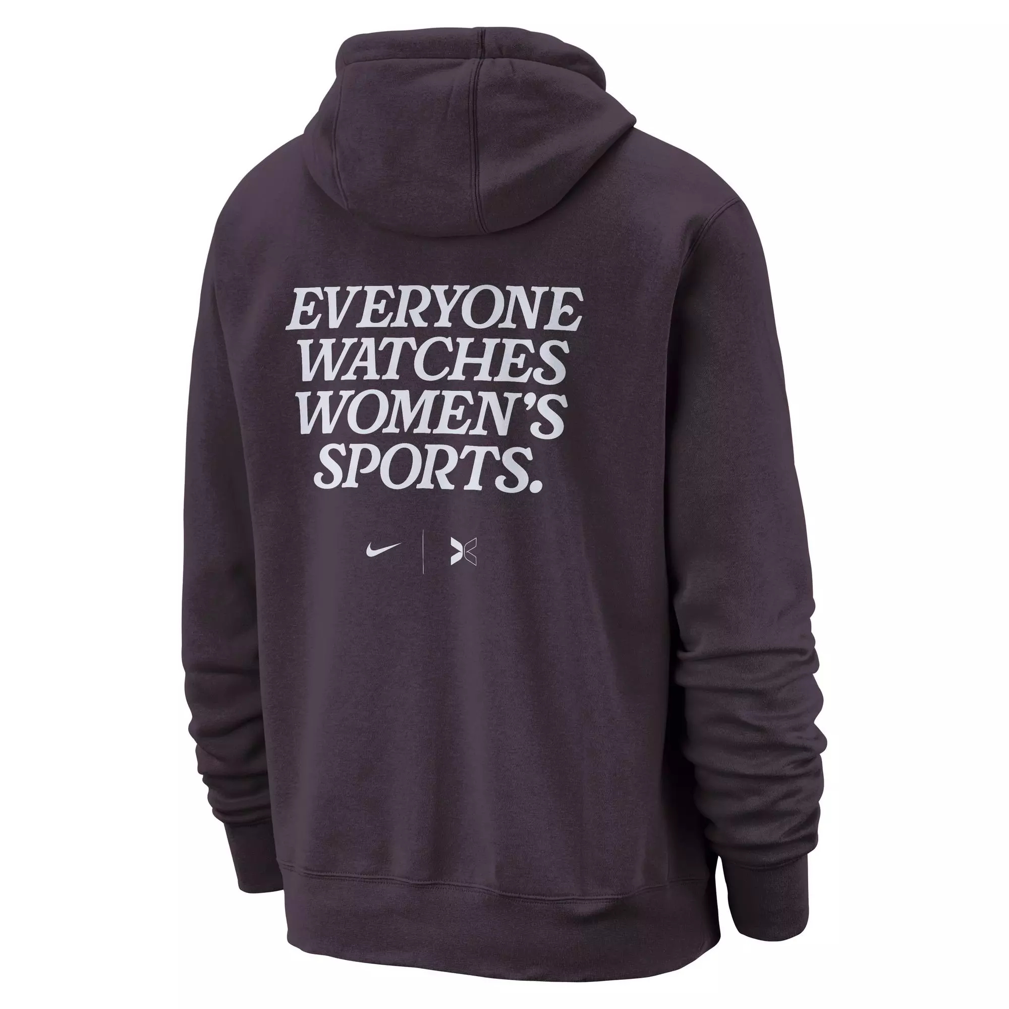 Nike Women's By TOGETHXR Everyone Watches Women's Sports™ Pullover Hoodie - BLACK
