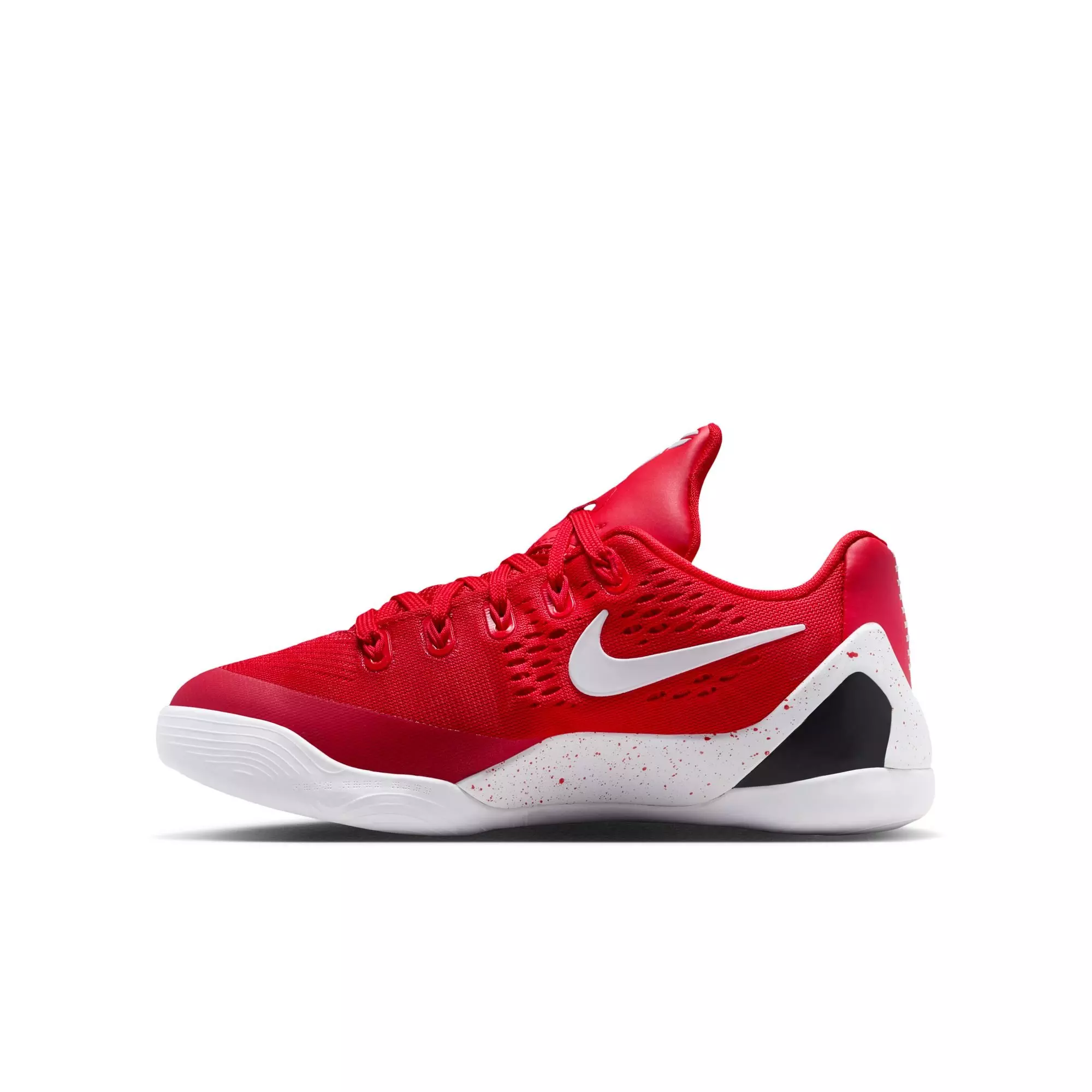 Nike Kobe IX "University Red" Grade School Kids' Basketball Shoe - UNIVERSITY RED/WHITE