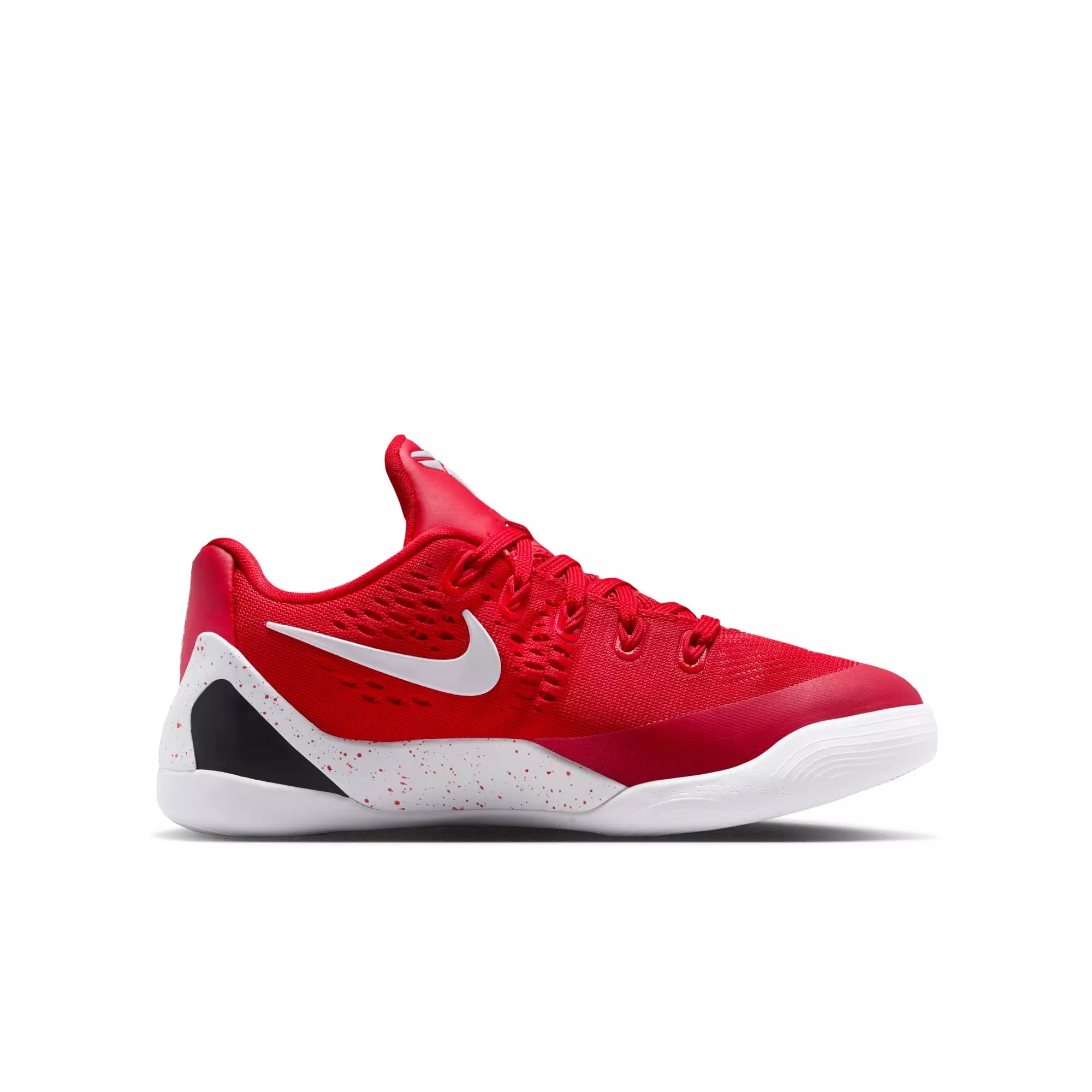 Nike Kobe IX "University Red" Grade School Kids' Basketball Shoe - UNIVERSITY RED/WHITE