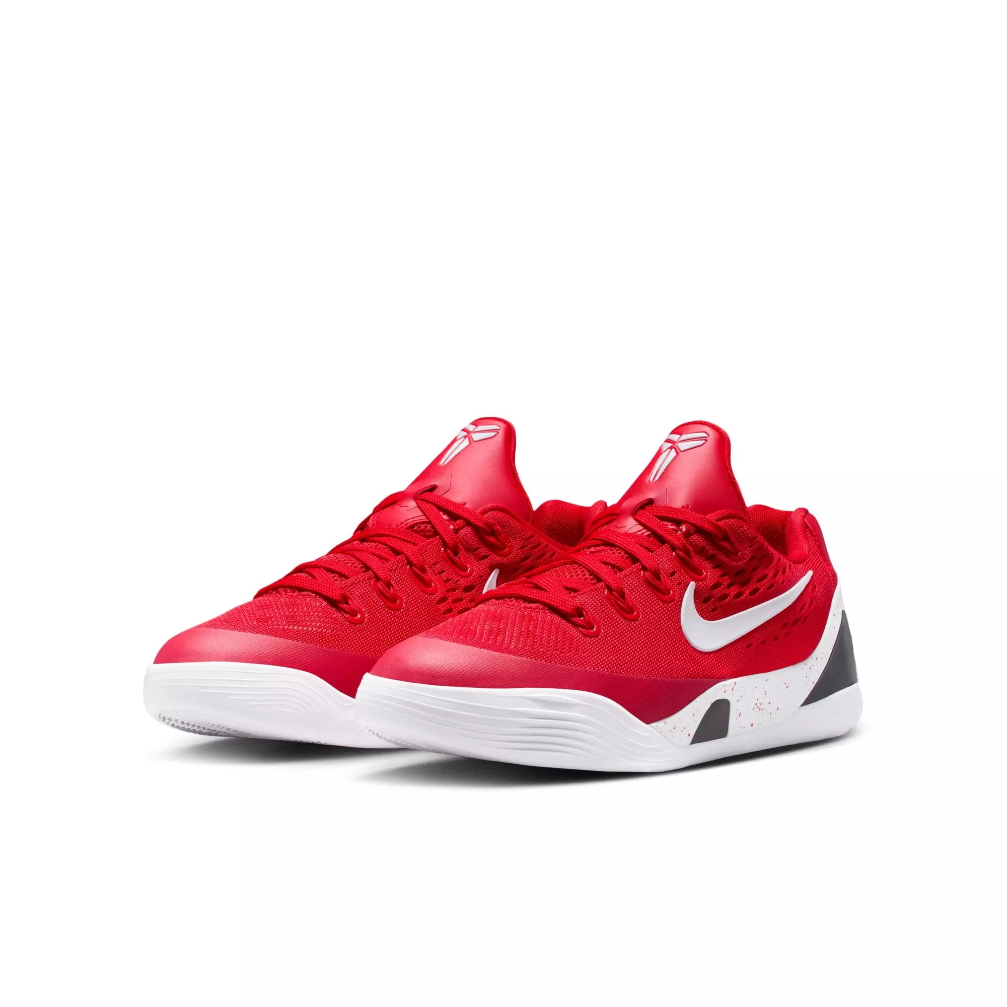 Nike Kobe IX "University Red" Grade School Kids' Basketball Shoe - UNIVERSITY RED/WHITE