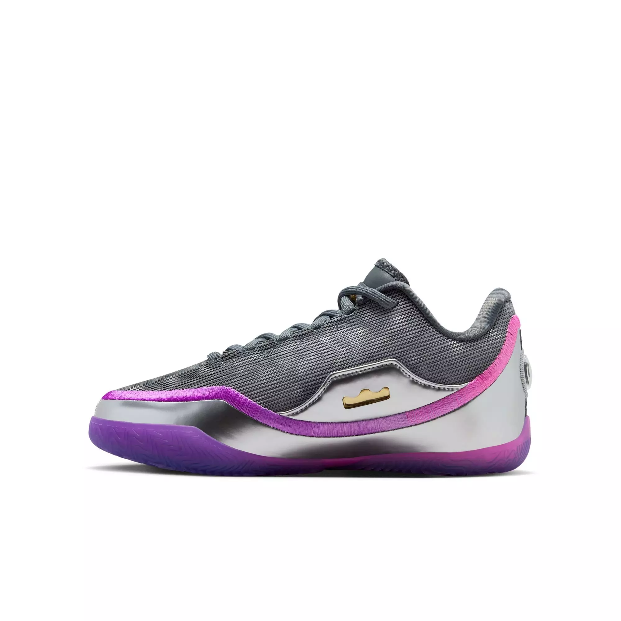 Nike LeBron XXIII "Bubble Boy" Grade School Kids' Basketball Shoe - COOL GREY/METALLIC SILVER