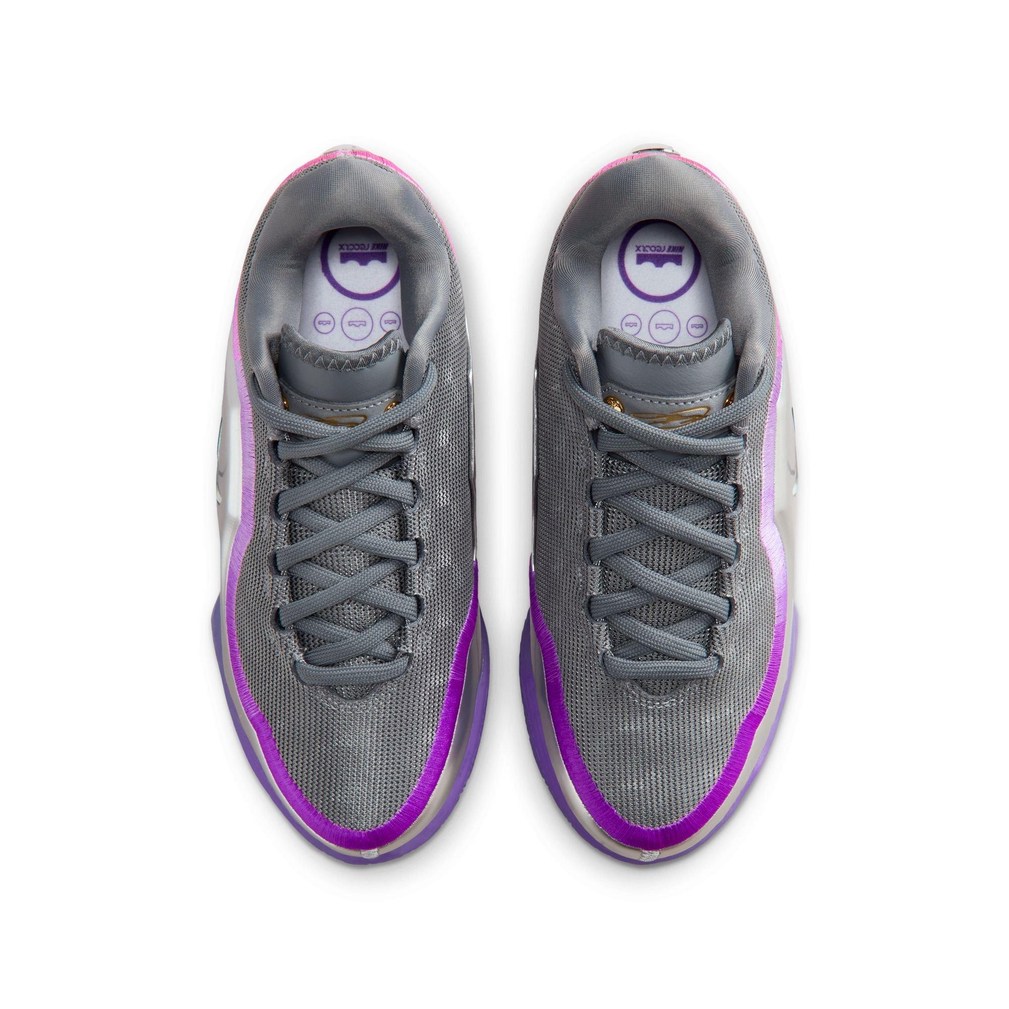 Nike LeBron XXIII "Bubble Boy" Grade School Kids' Basketball Shoe - COOL GREY/METALLIC SILVER Thumbnail View 15