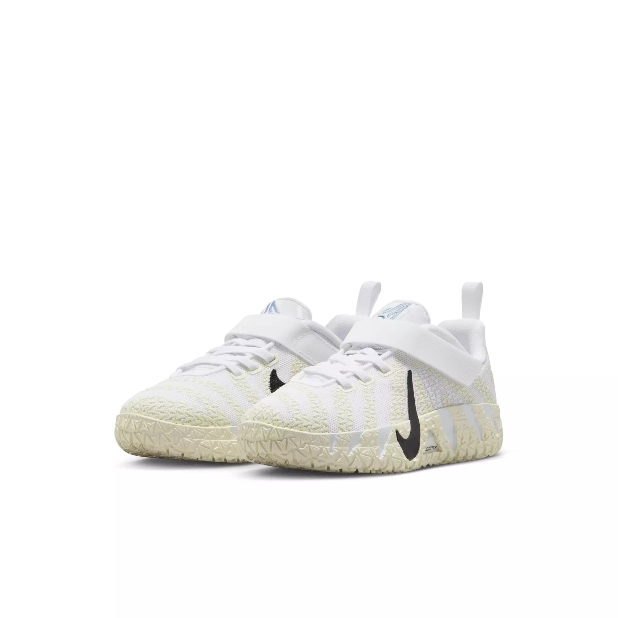 Nike Ja 3 "White/Black/Coconut Milk/Desert Khaki" Preschool Kids' Basketball Shoe - WHITE/BLACK/COCONUT MILK/DESERT KHAKI